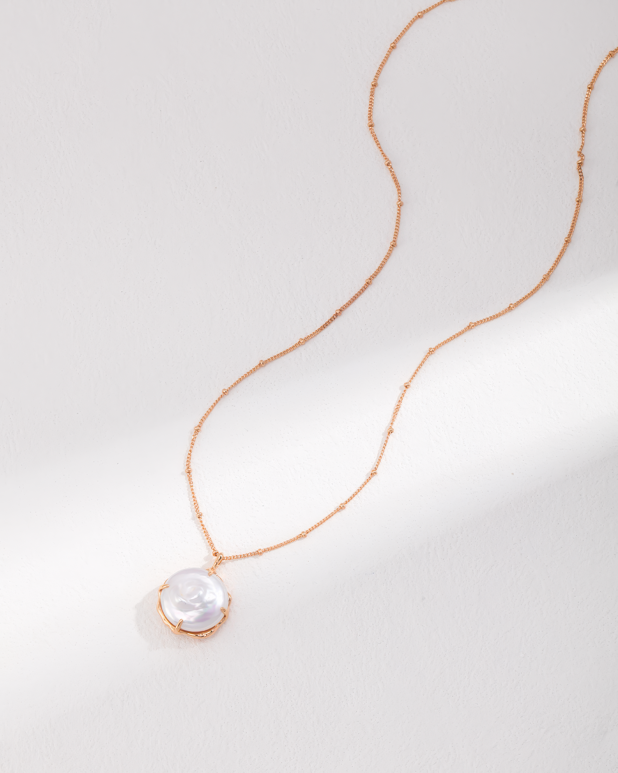 Artemis Huge Coin Pearl Long Necklace