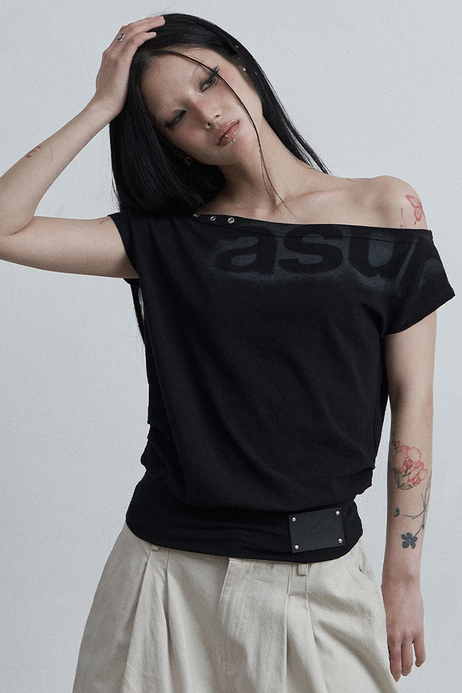 ASUR Dolman Loose Crop T-Shirts