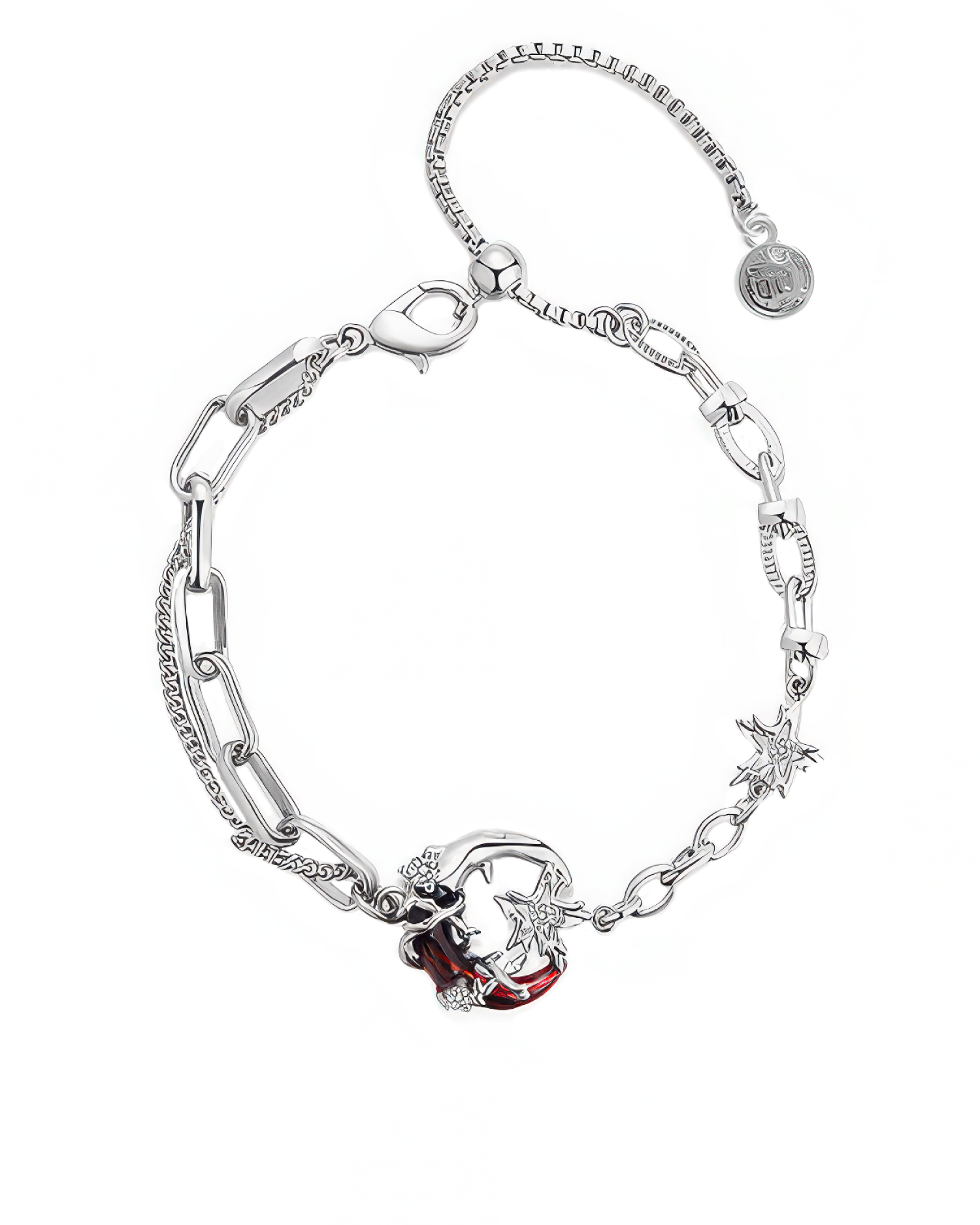 Crimson Moon Bloom Bracelet