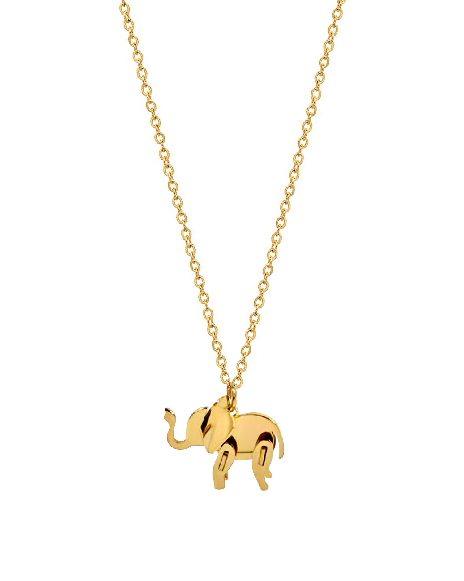 Origami Elephant Necklace
