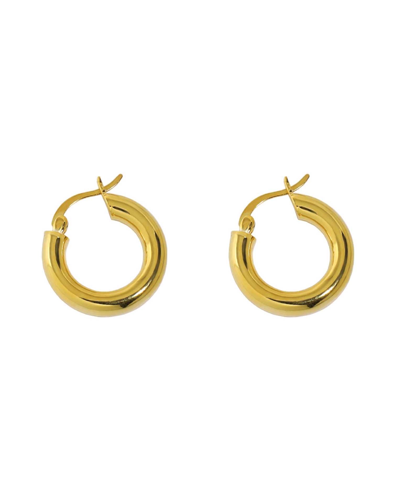 Emma Hoop Earrings - Gold