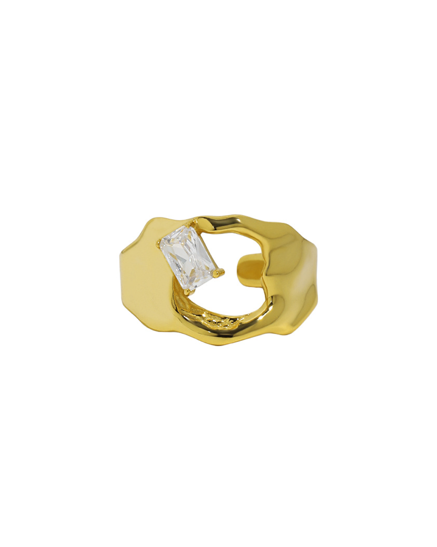 Katia Zirconia Ring - Gold