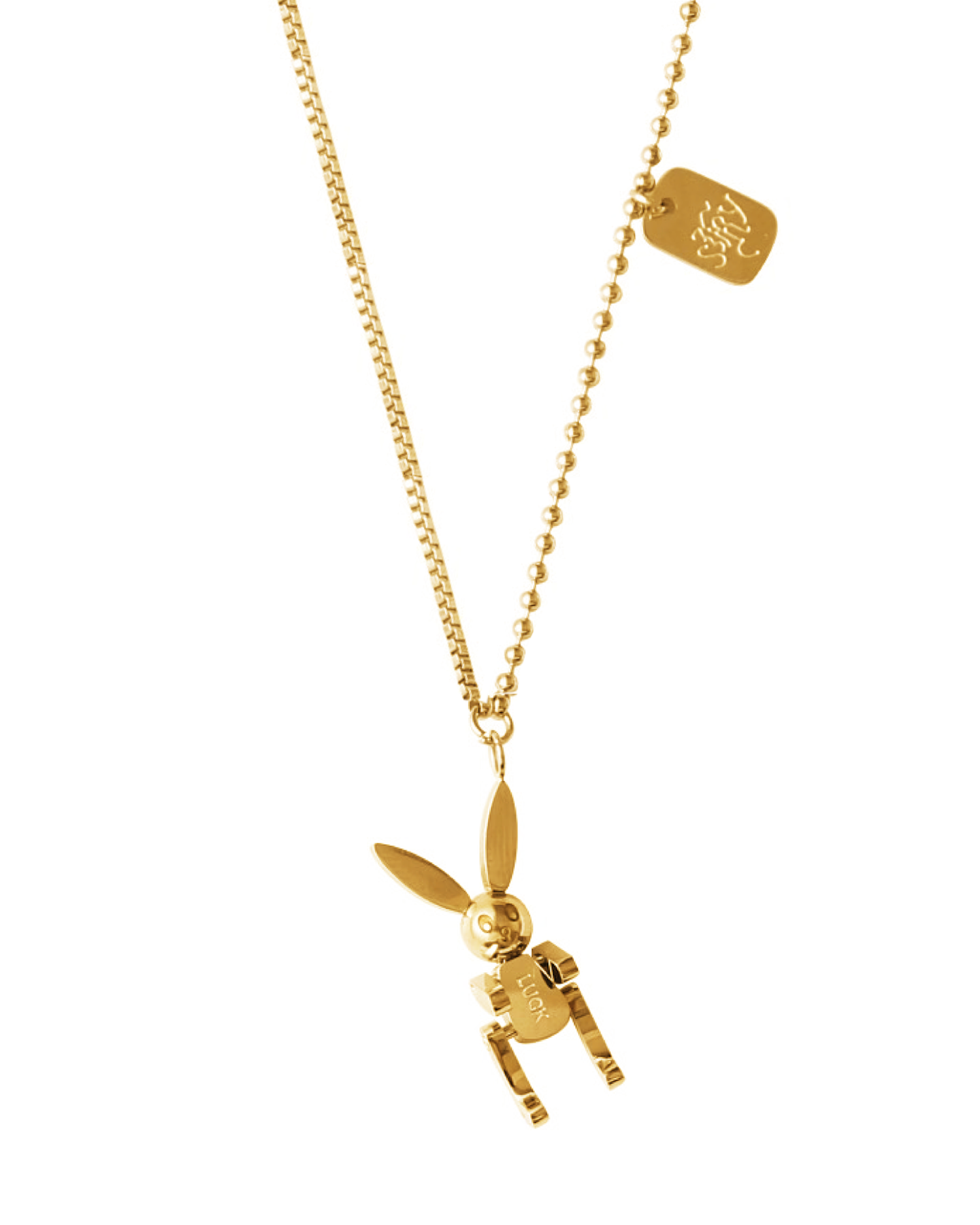 Peter Rabbit Necklace - Gold