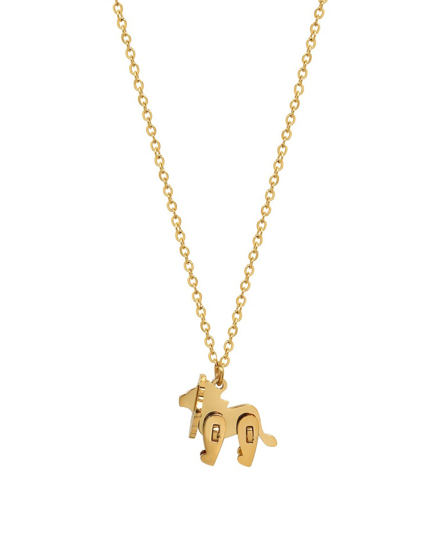 Origami Lion Necklace