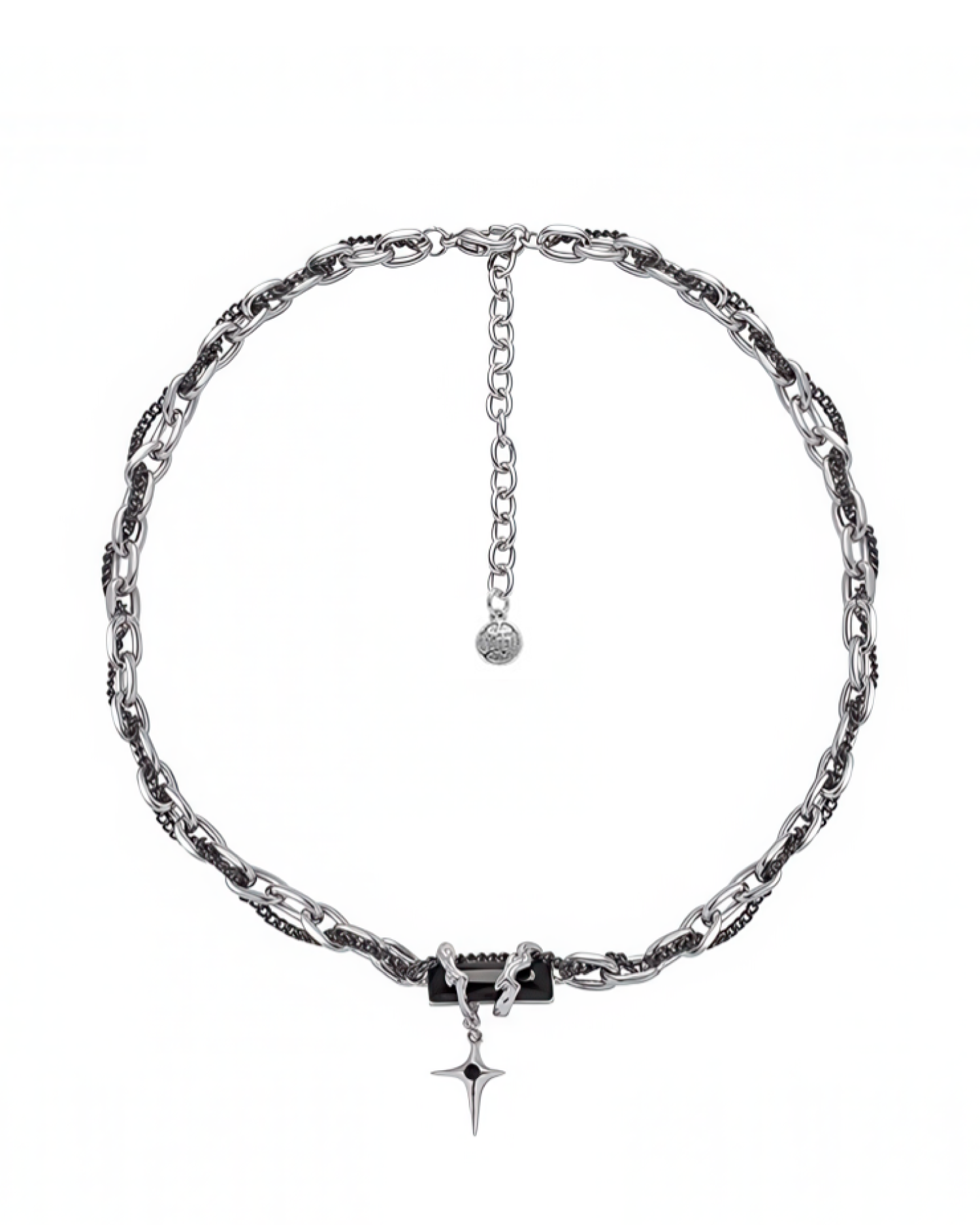 Vanta Black Zirconia Chain Necklace