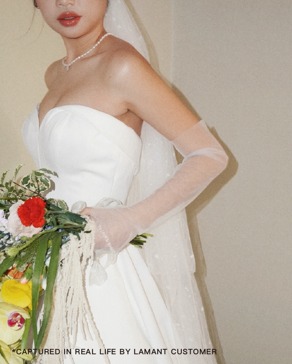 Halimah Cubic Pearls Necklace - Gold