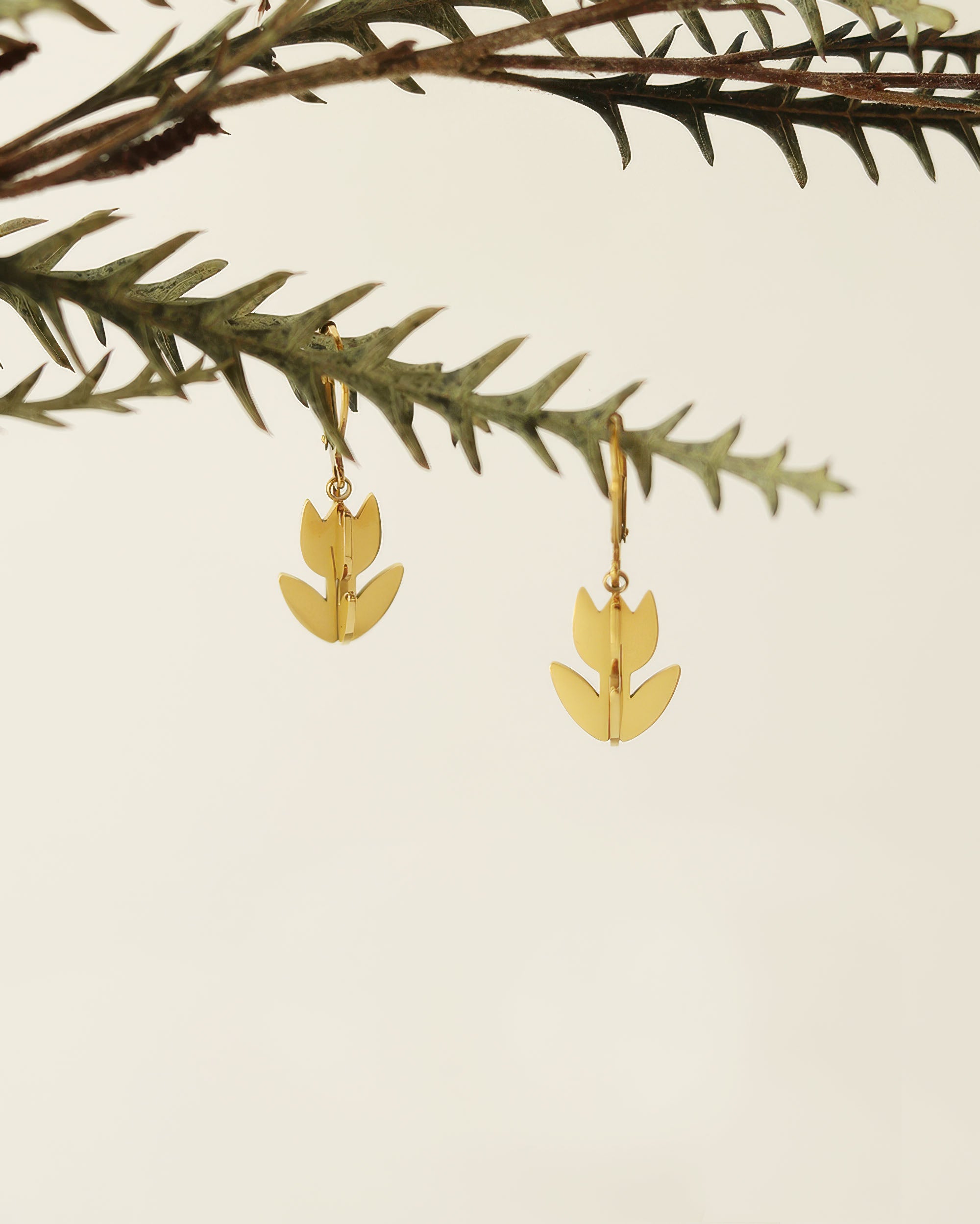 Origami Tulip Earrings