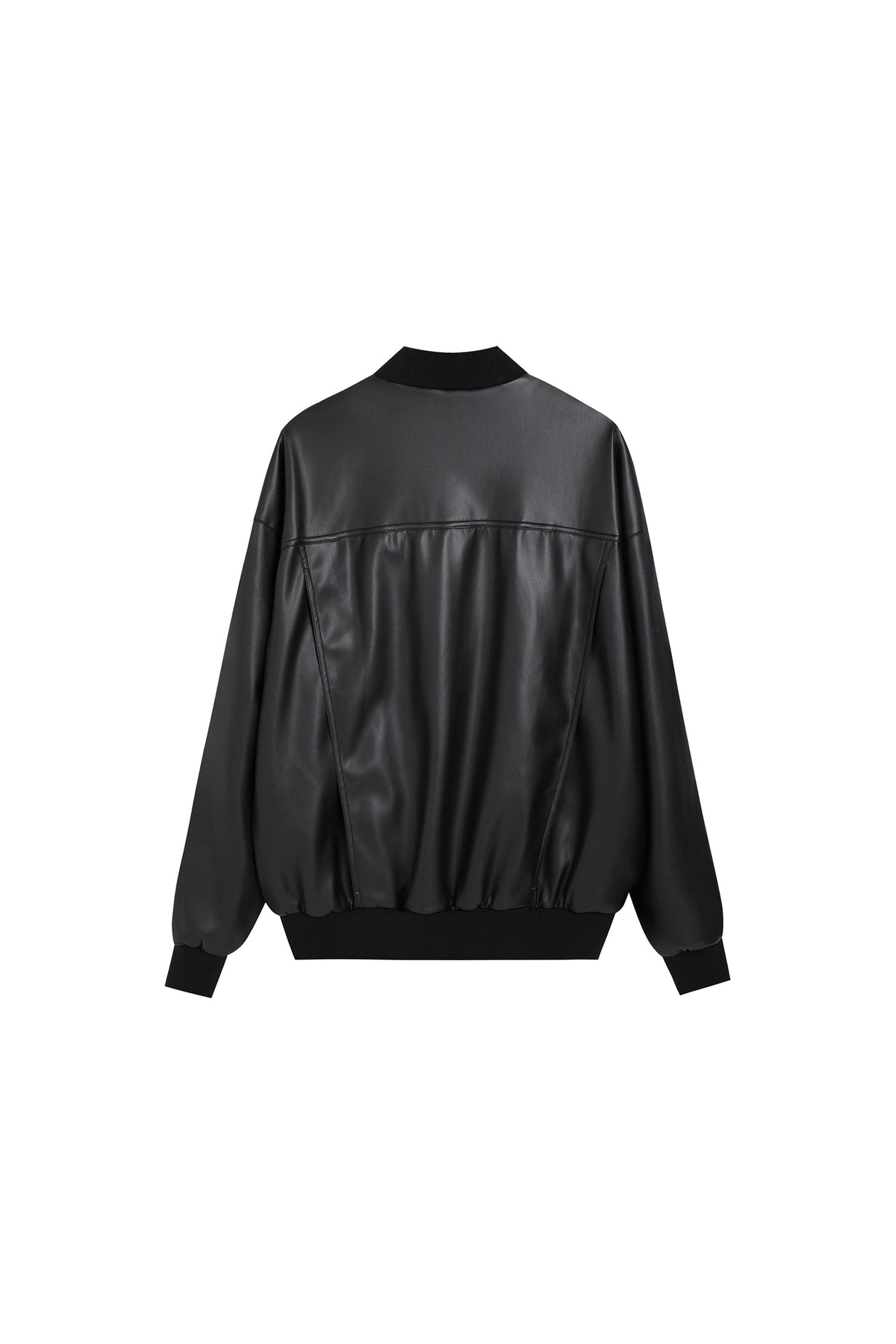 YJ Soft Bomber Leather Jacket