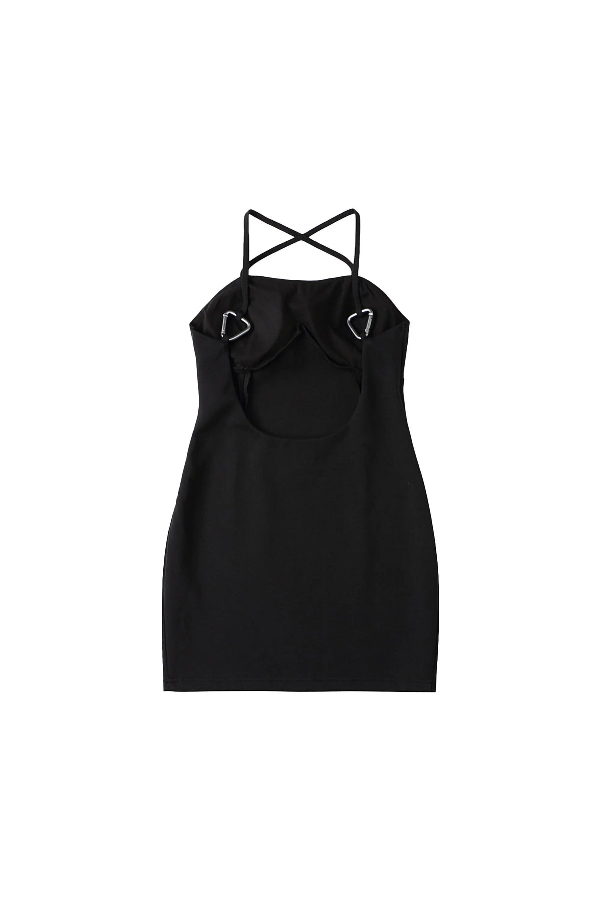 YJ Cross-Back Dress In Black