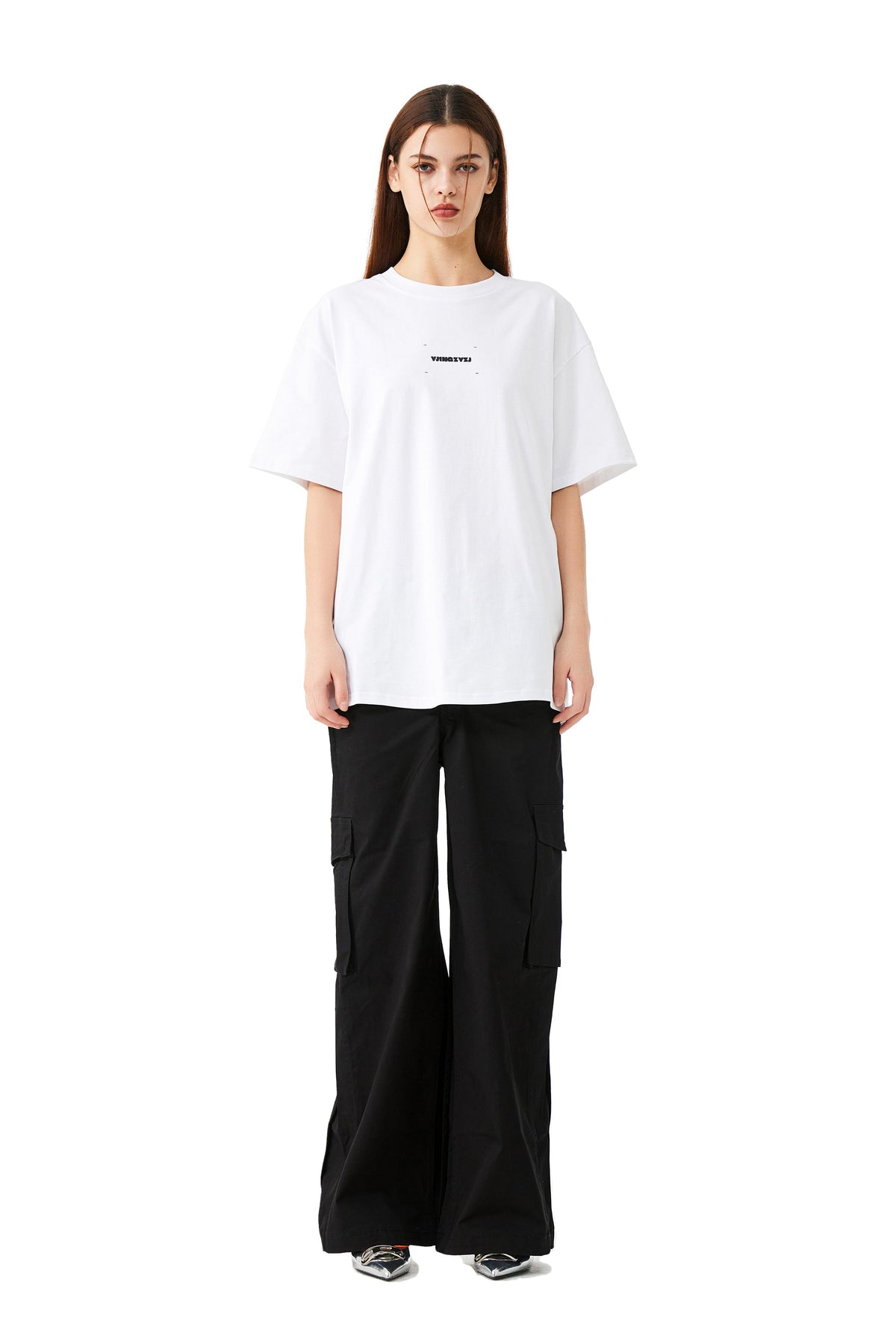 YJ Crewneck T-Shirt In White