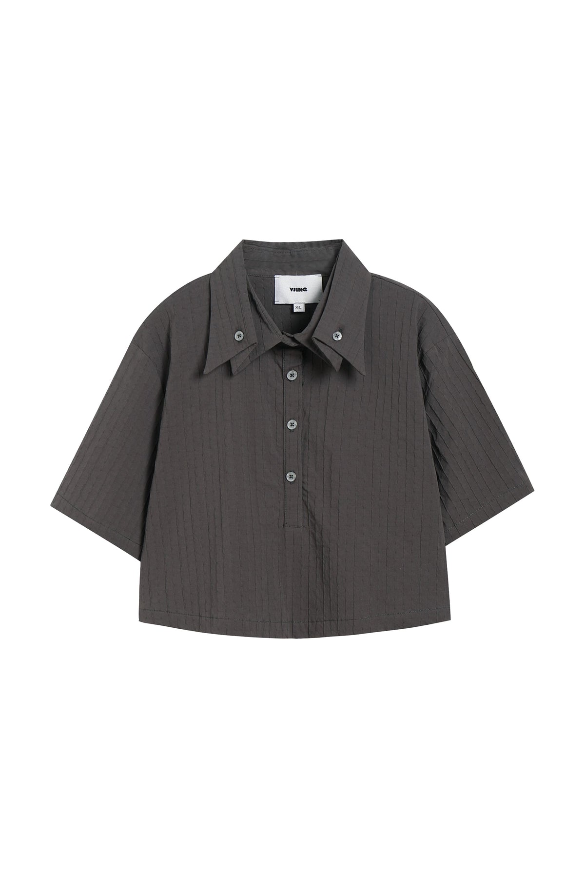 YJ Cropped Shirt In Gray