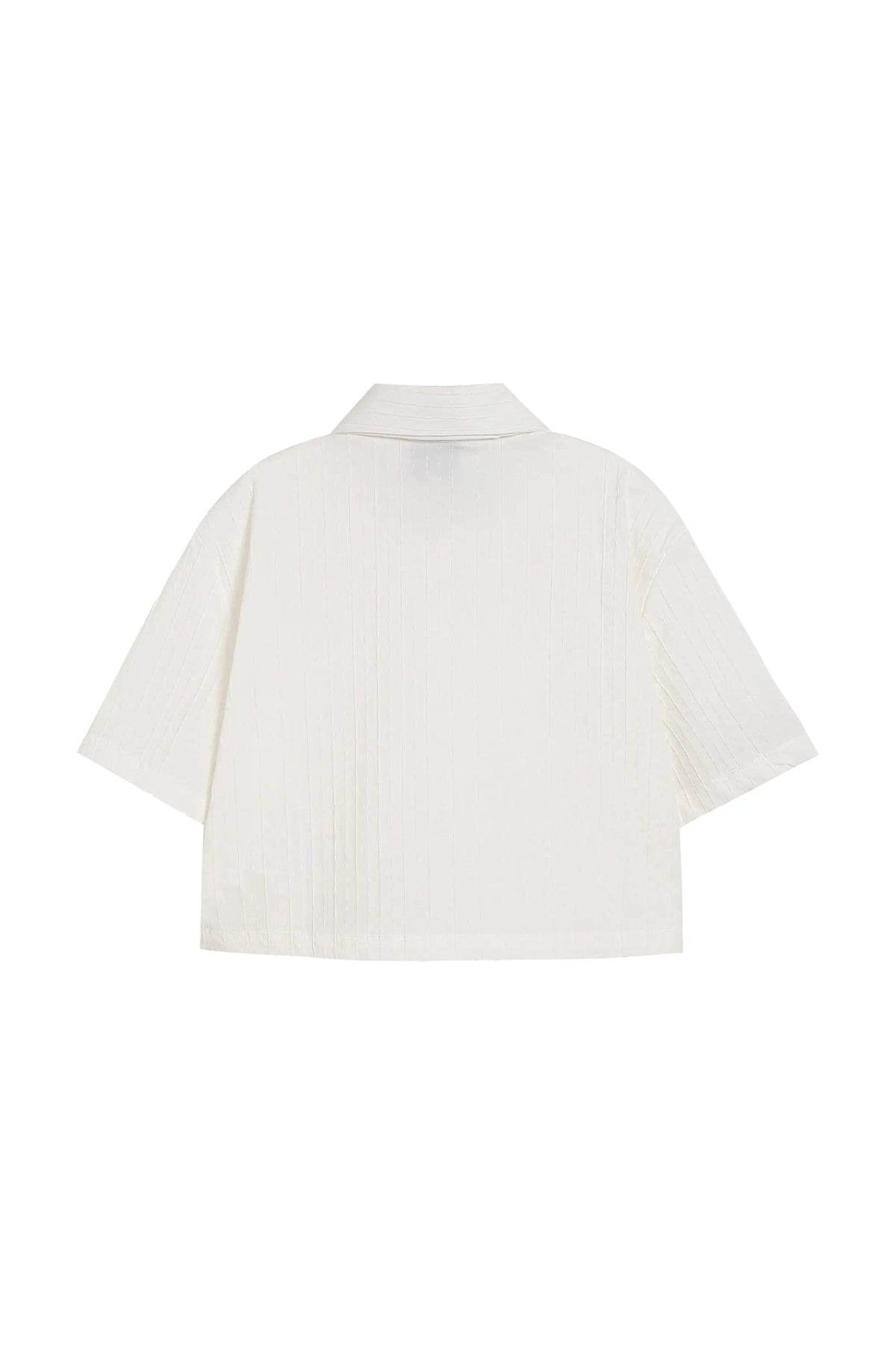 YJ Cropped Shirt In White