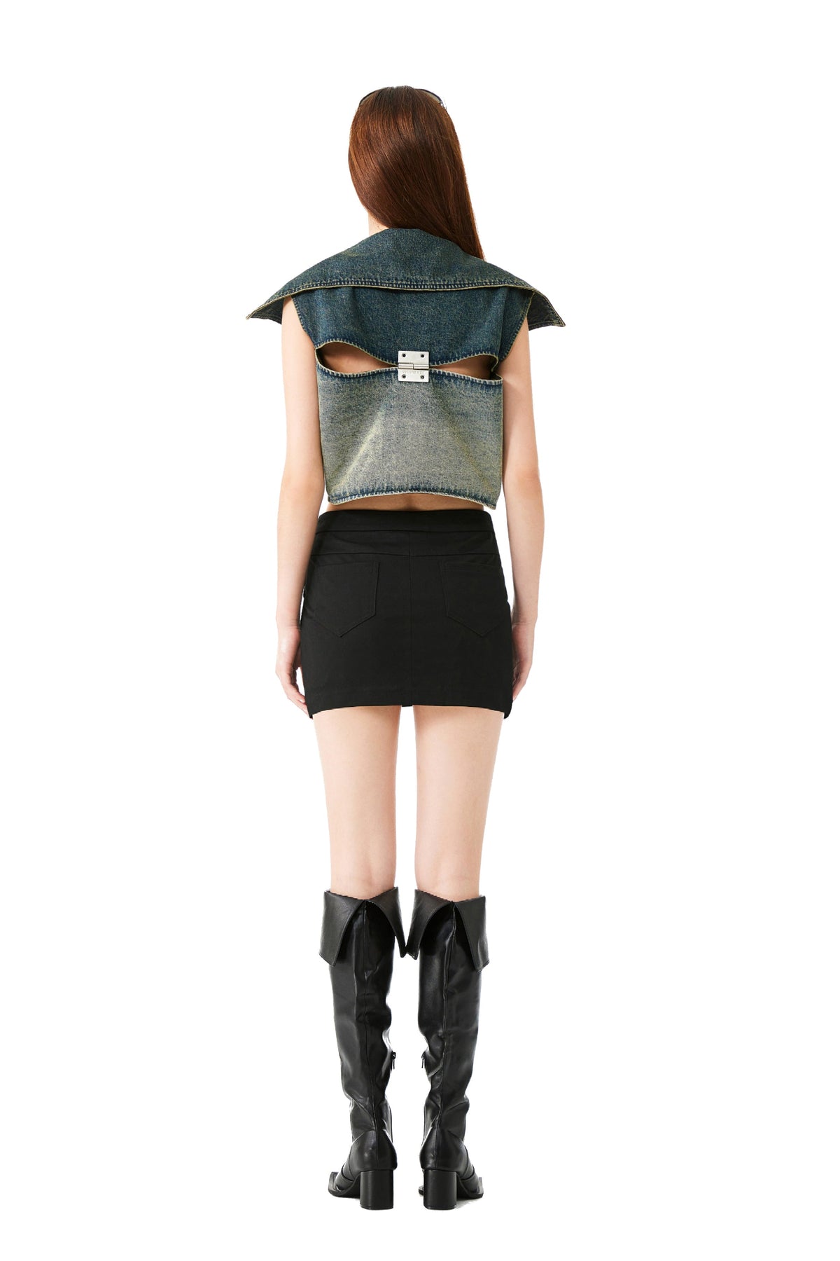 YJ Logo Denim Vest