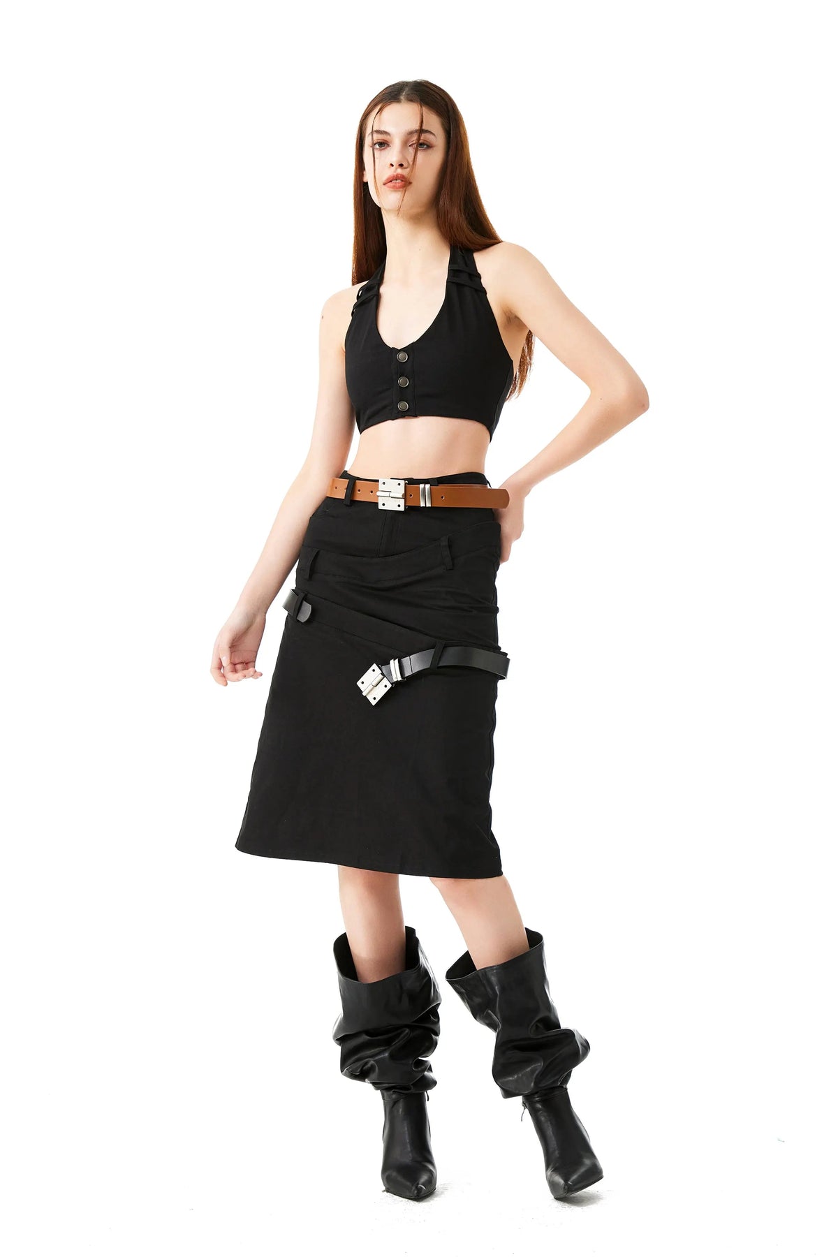 YJ Triple-Belts Cargo Skirt