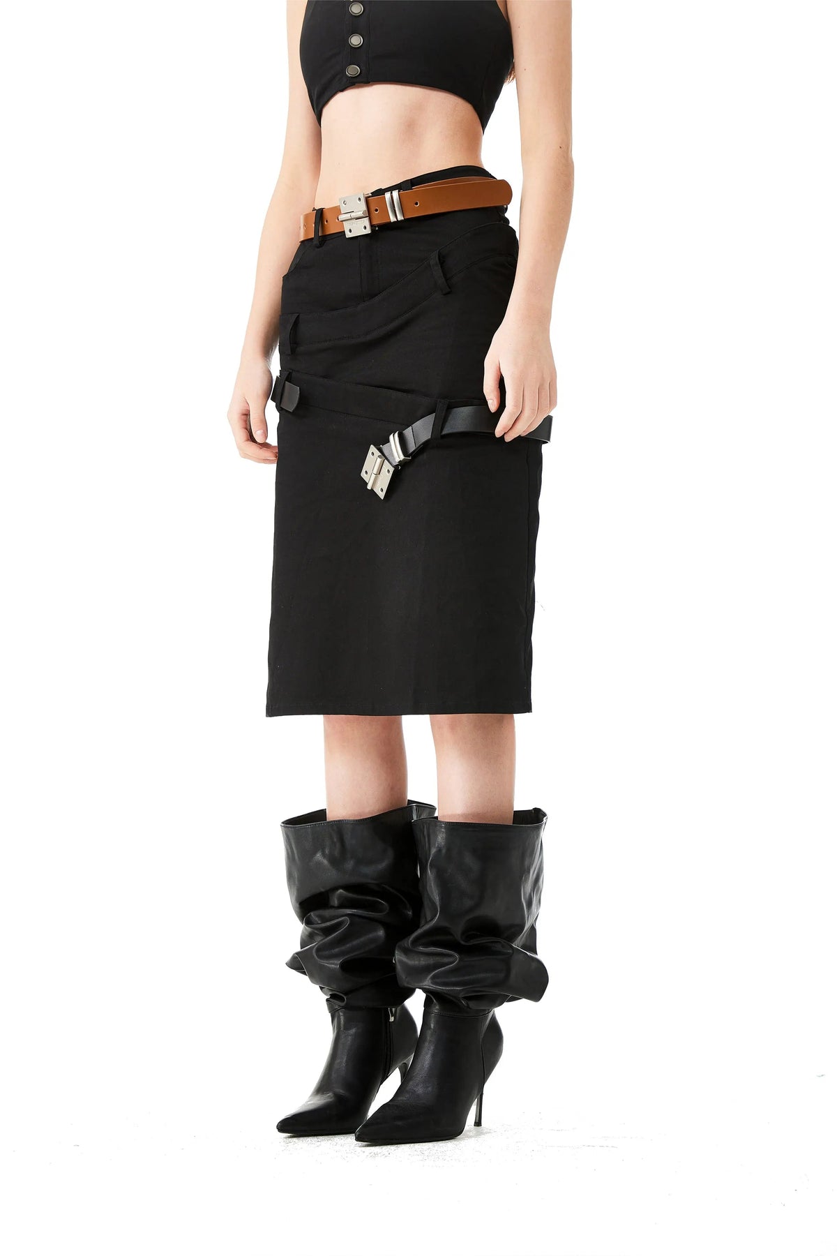 YJ Triple-Belts Cargo Skirt