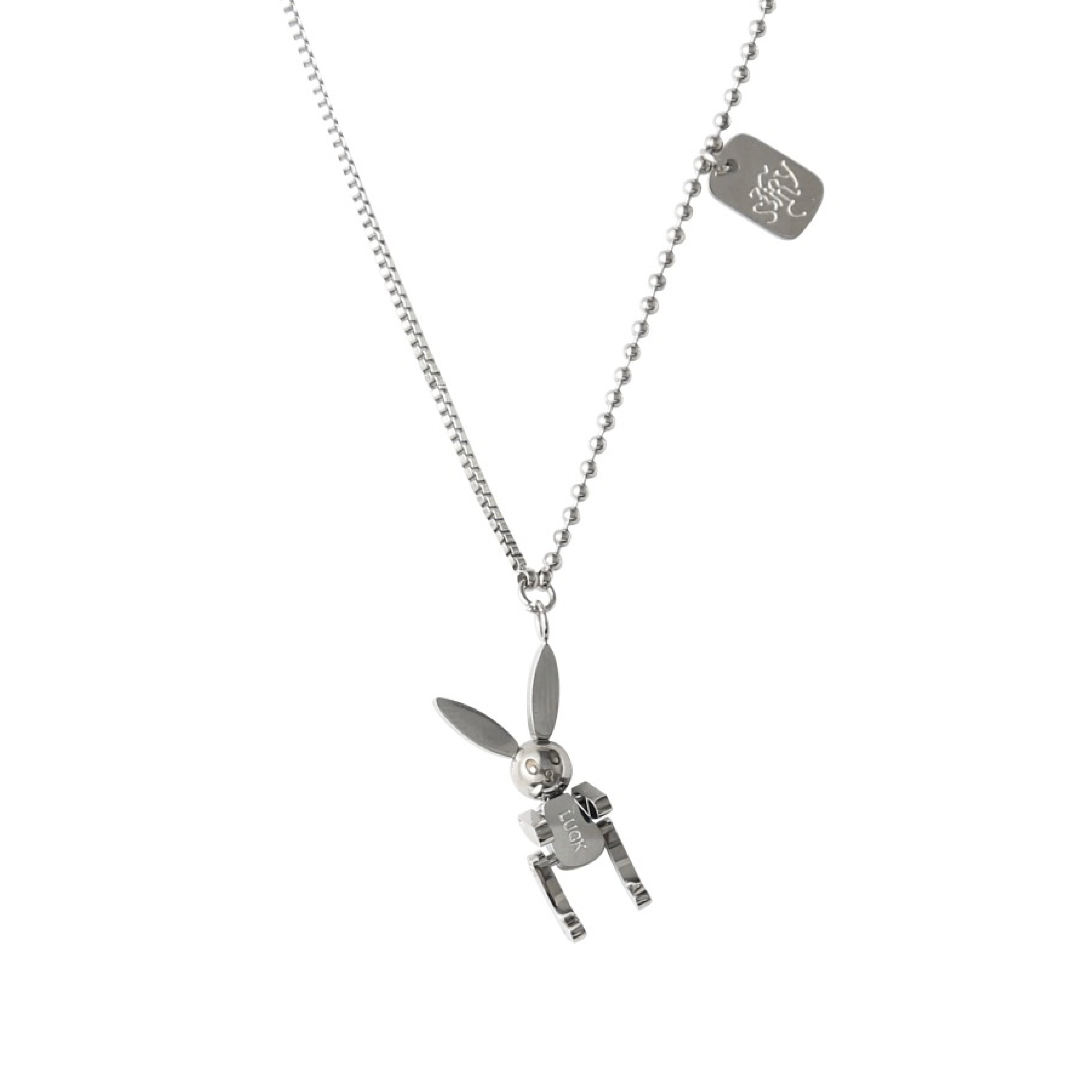 Peter Rabbit Necklace - Silver