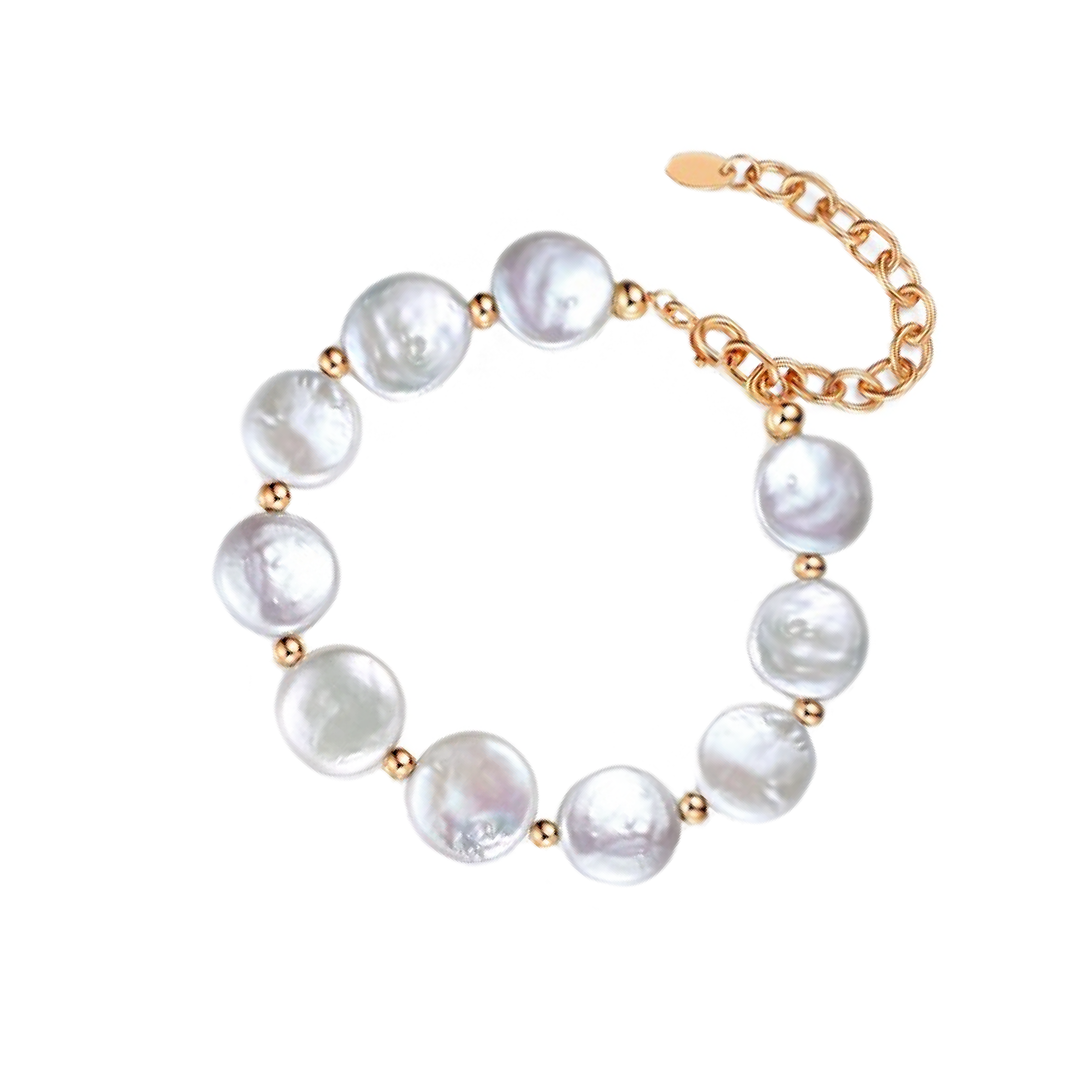 Artemis Coin Pearl Bracelet