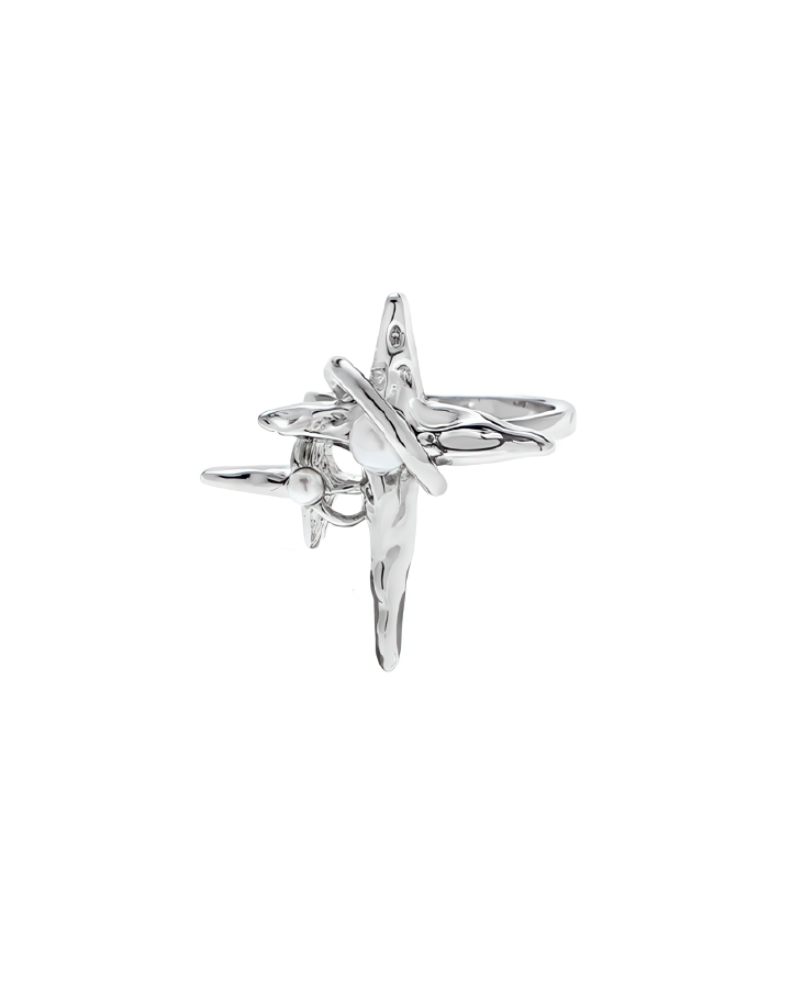 Arwen Cross Shaped Star Ring