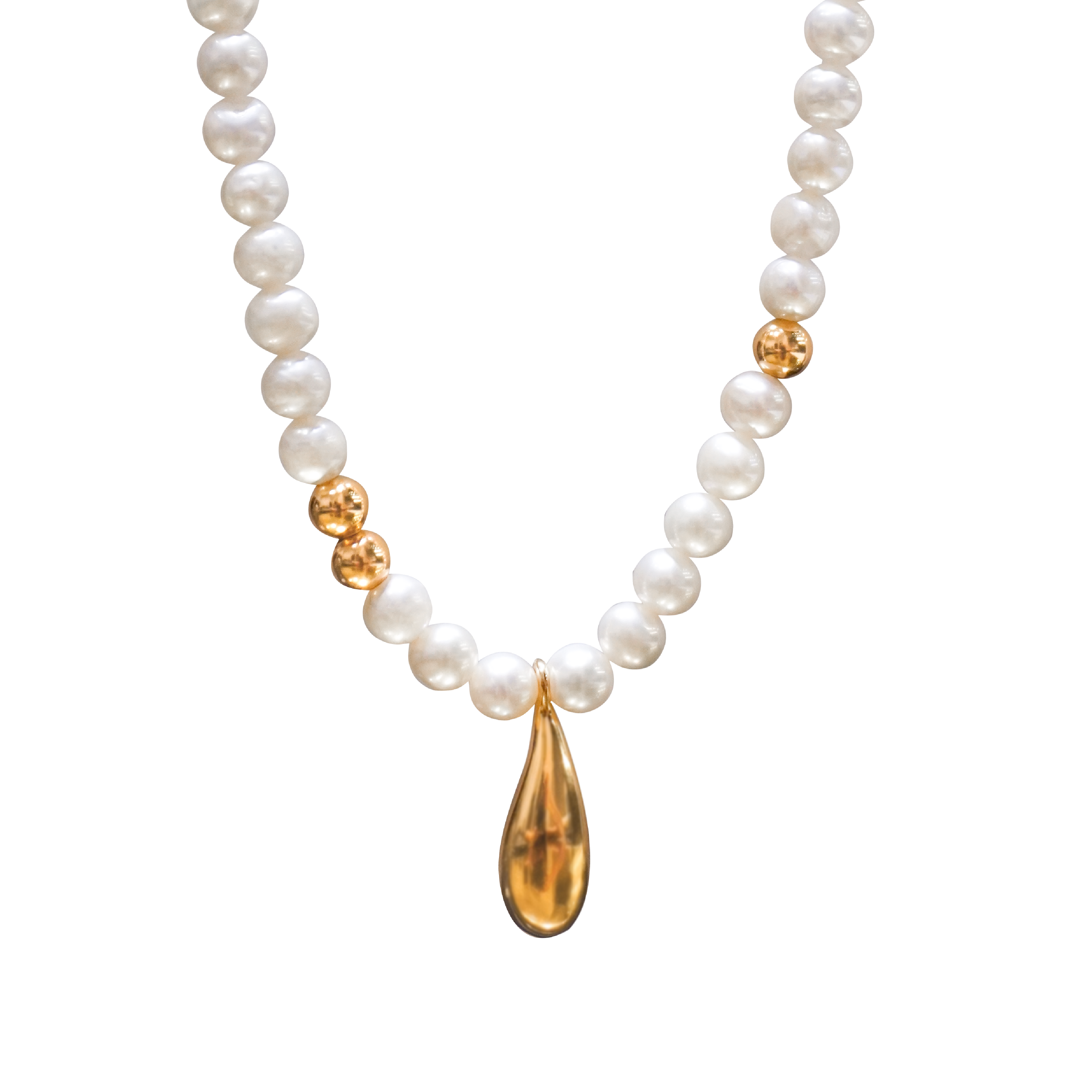 Aurelia Raindrop Pearl Necklace