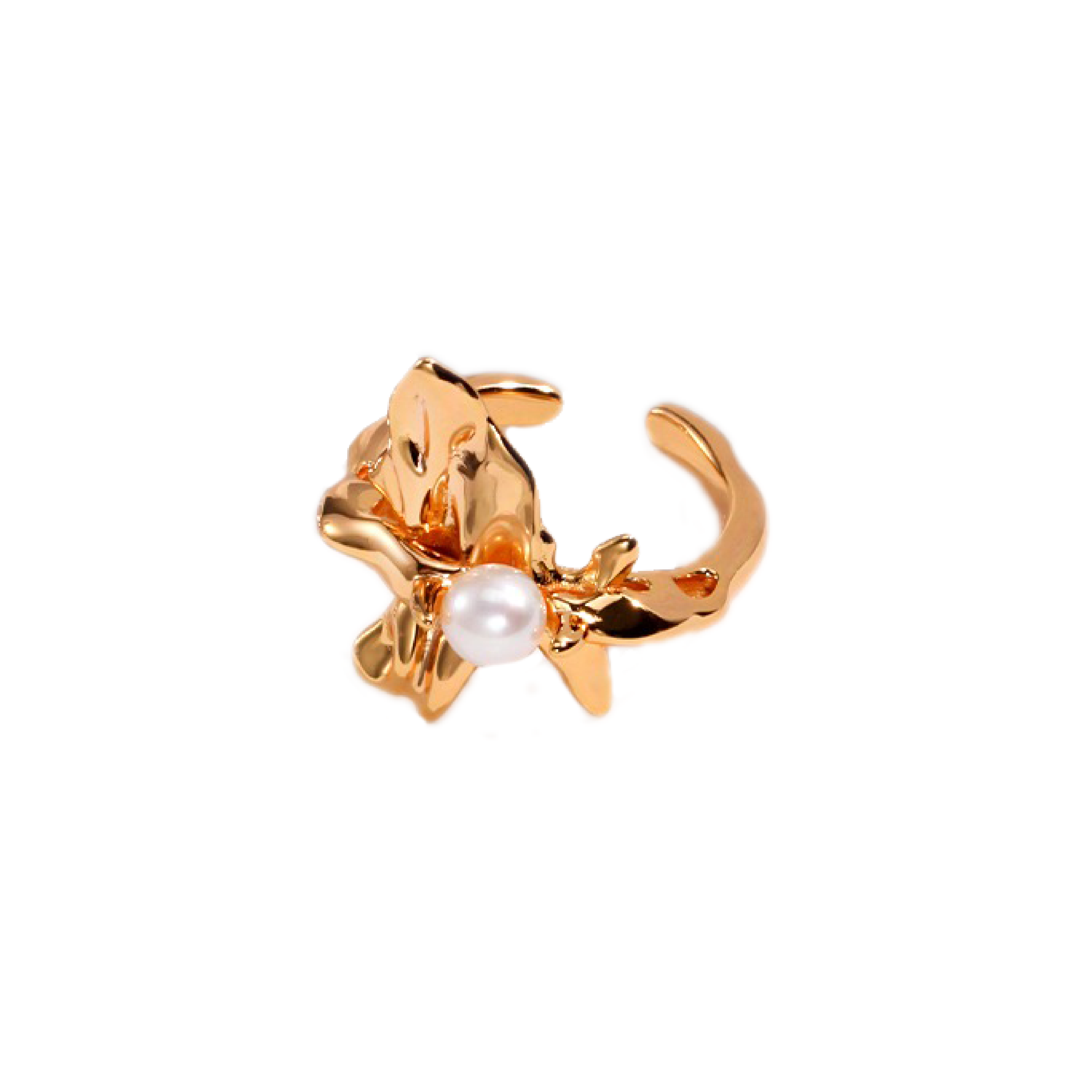 Clara Pearl Ring - Gold