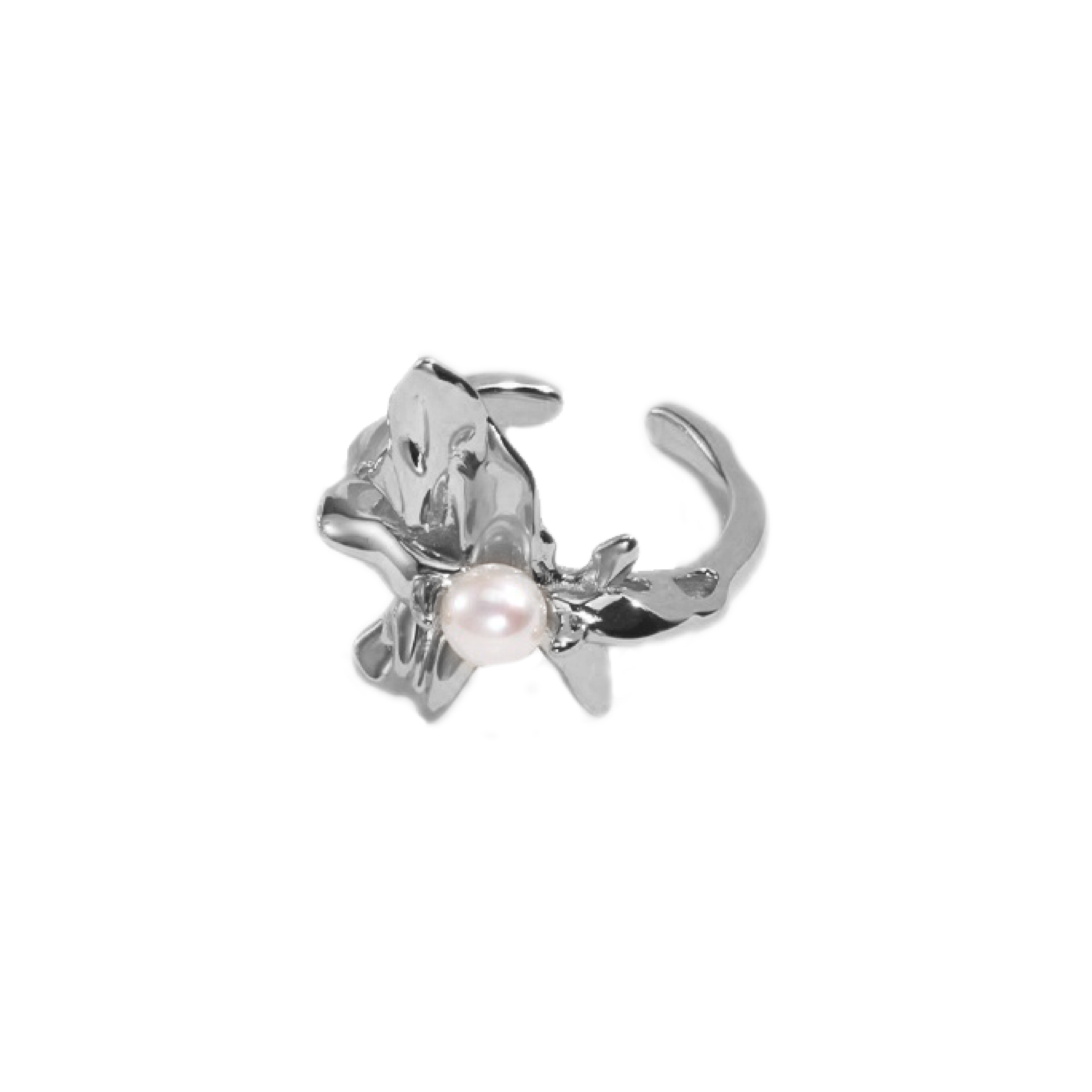 Clara Pearl Ring - Silver