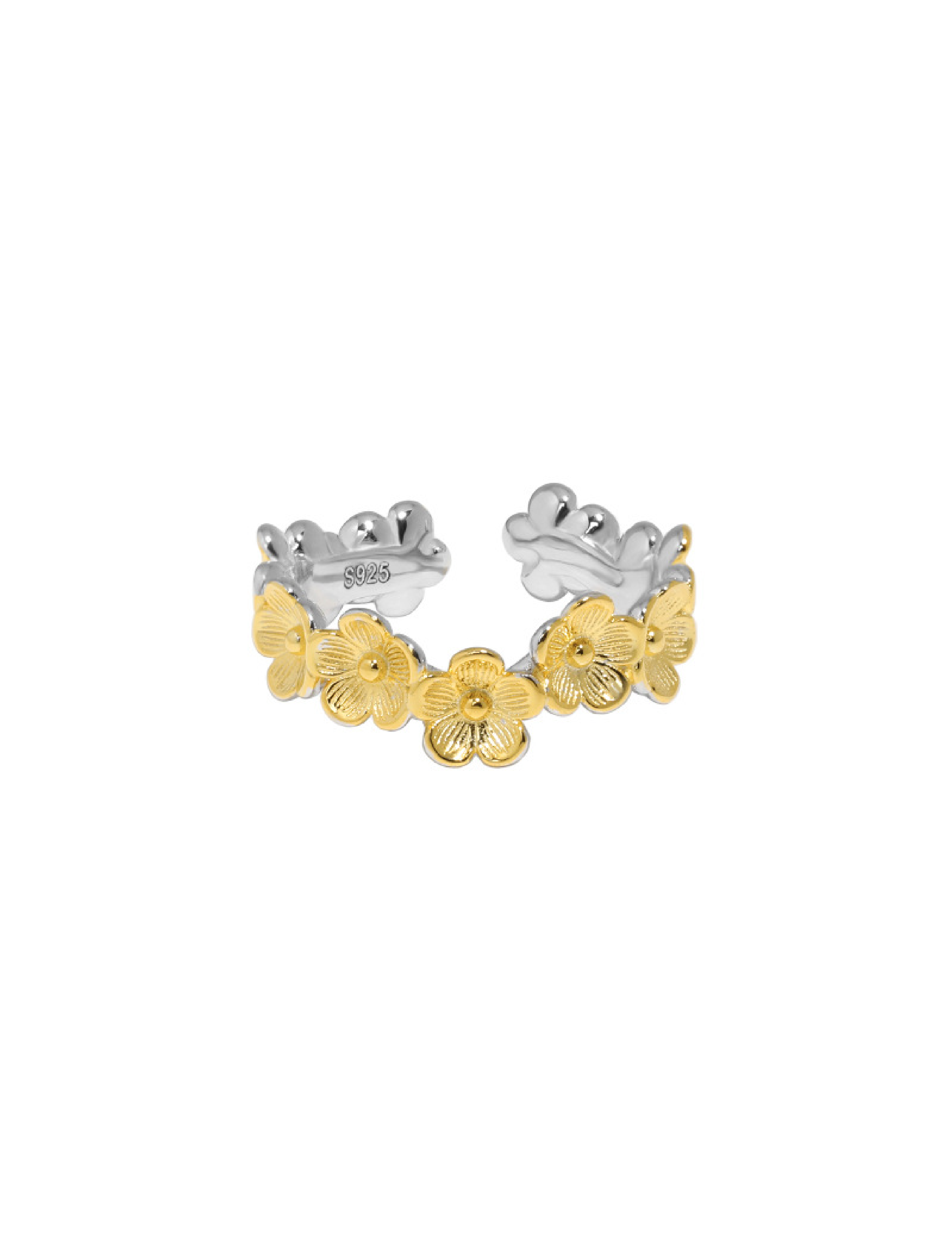 Daisy Chain Ring - Gold