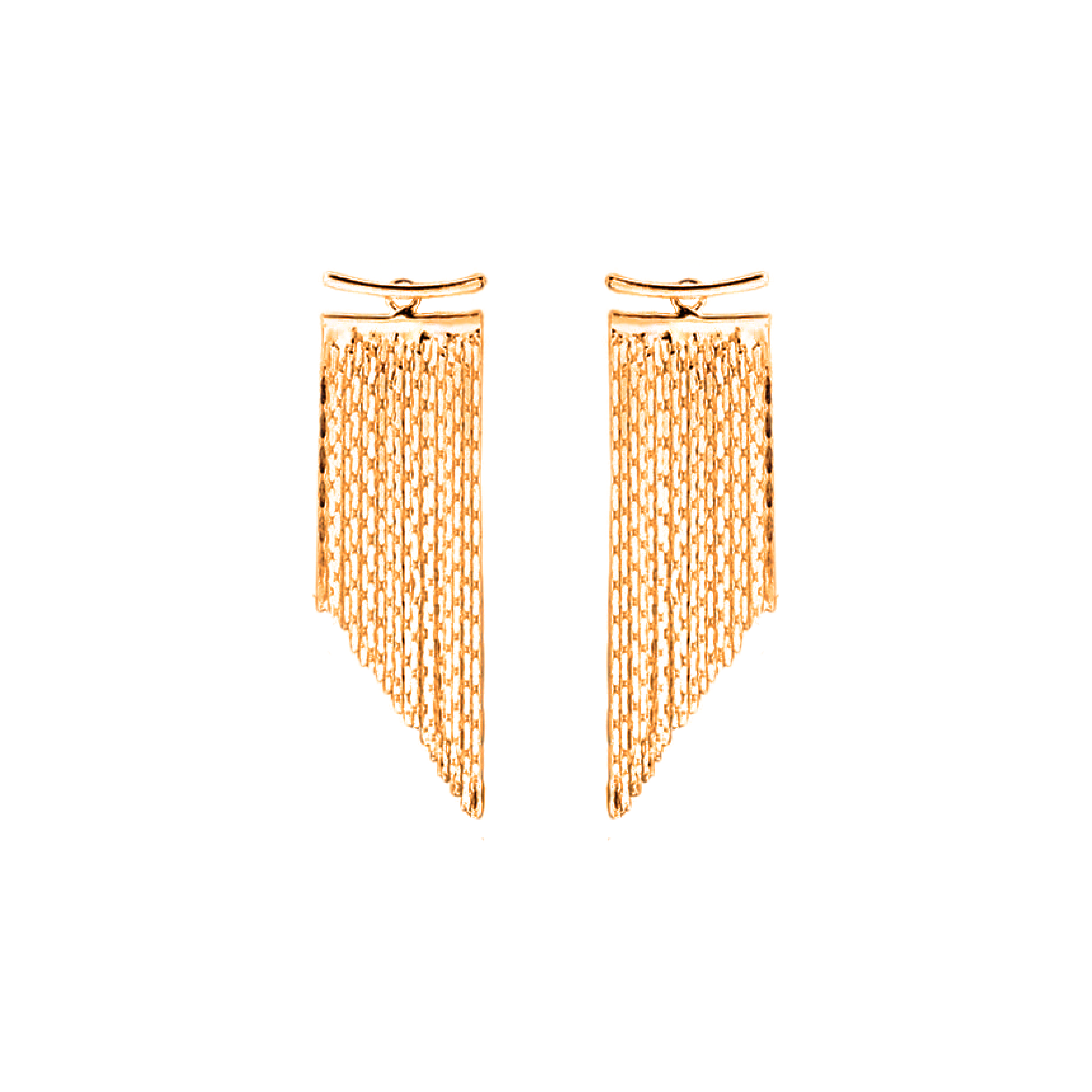 Evelyn Multi Wear Bar & Tassel Earrings - Gold