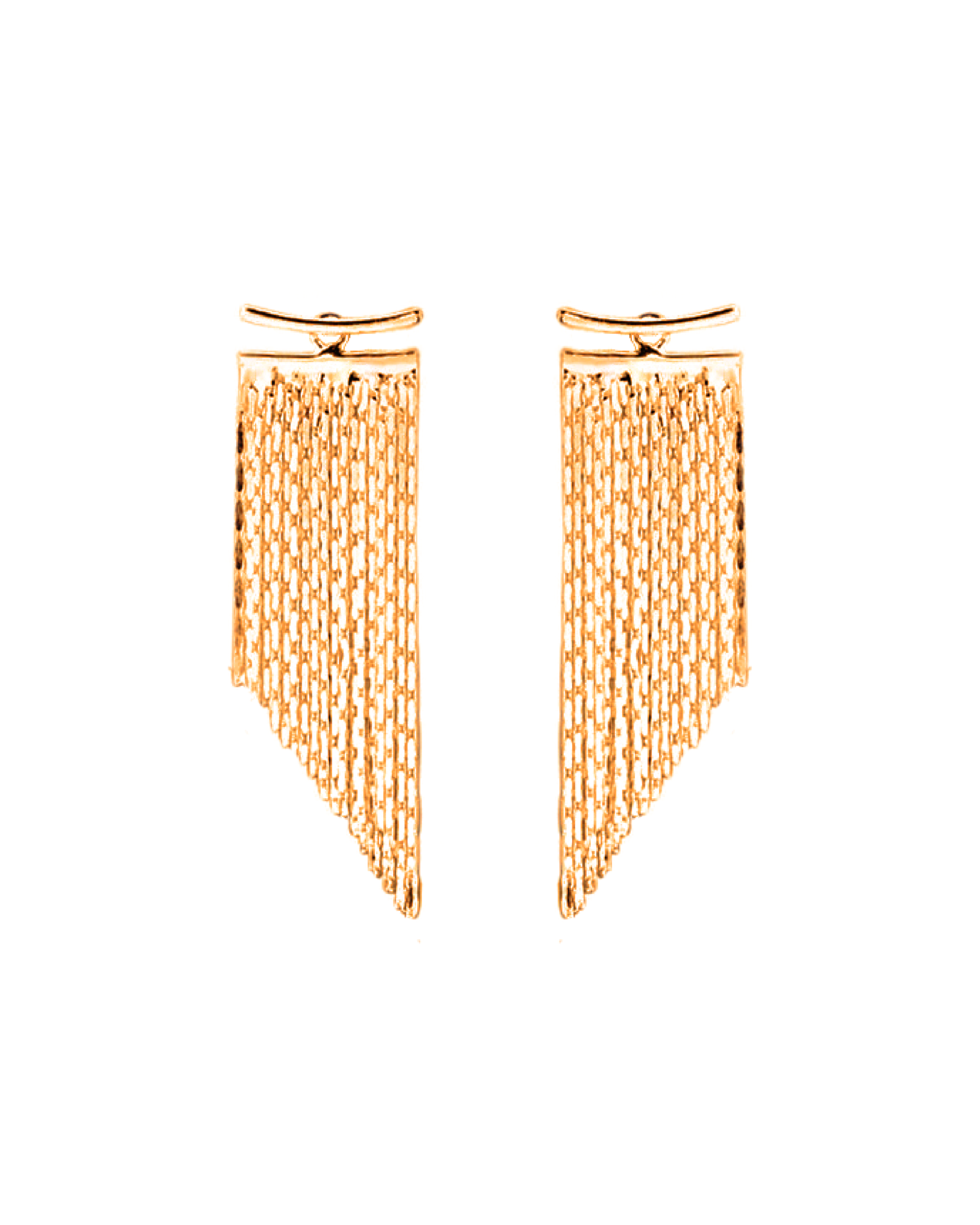 Evelyn Multi Wear Bar & Tassel Earrings - Gold