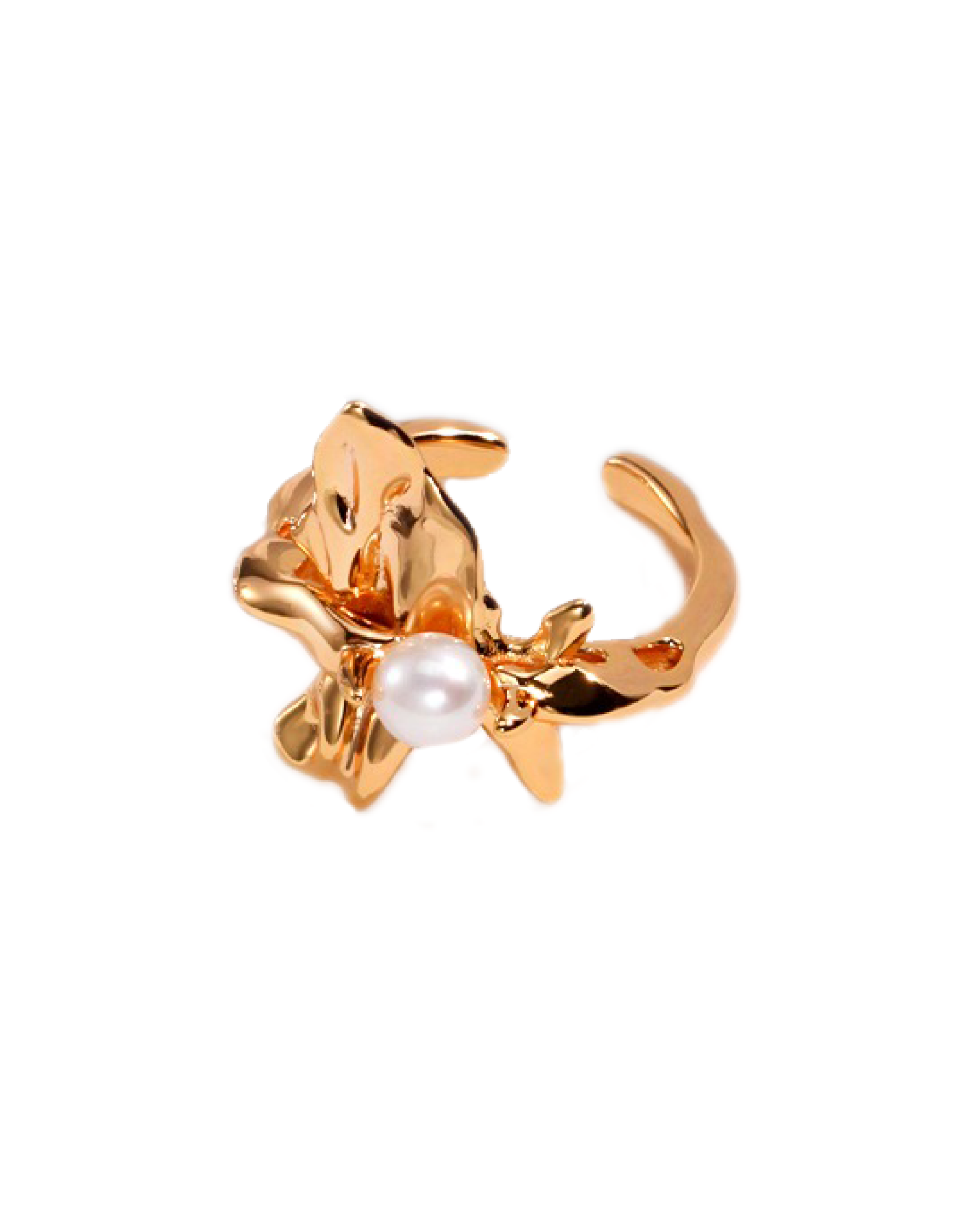 Clara Pearl Ring - Gold