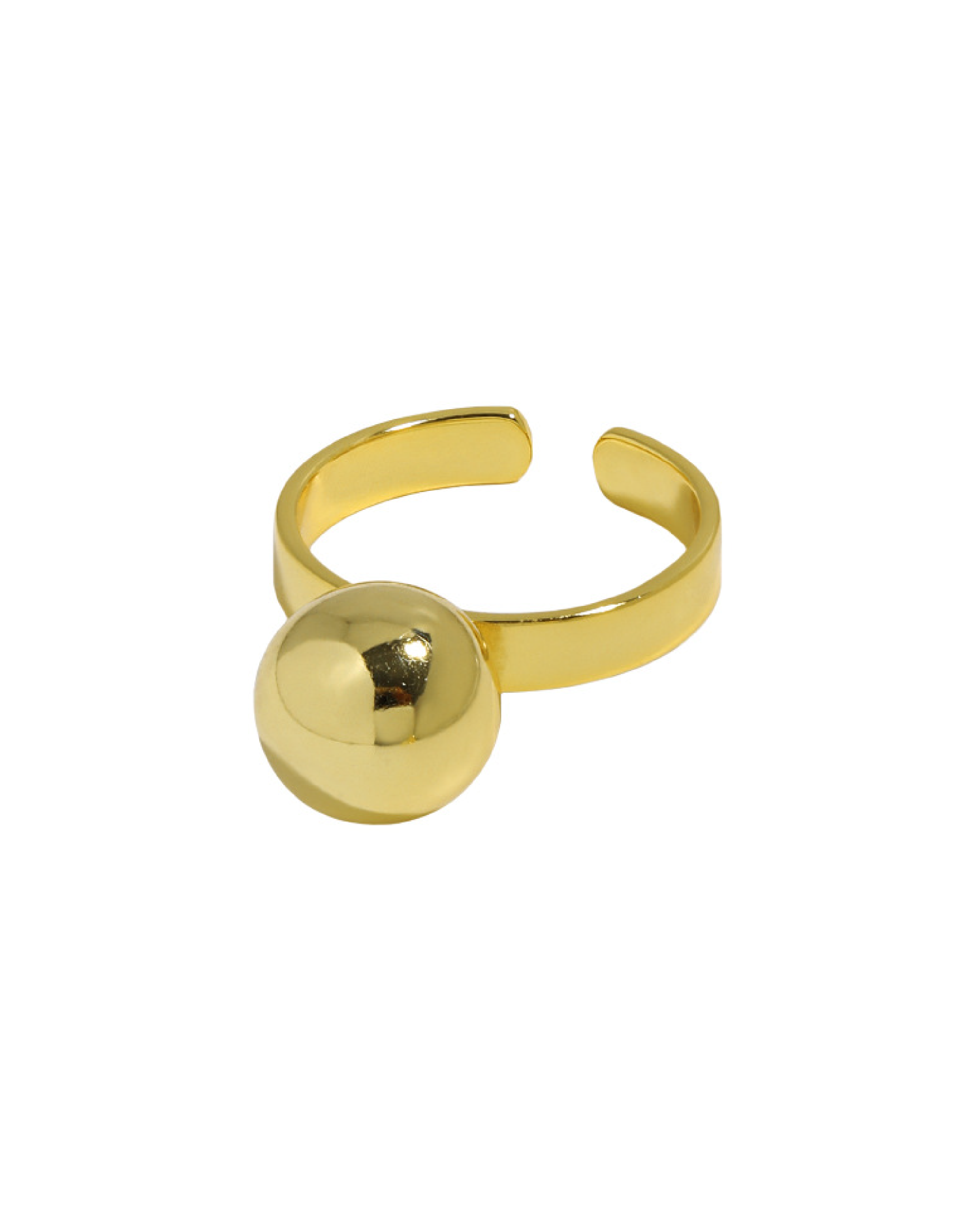 Deimos Single Ball Ring - Gold