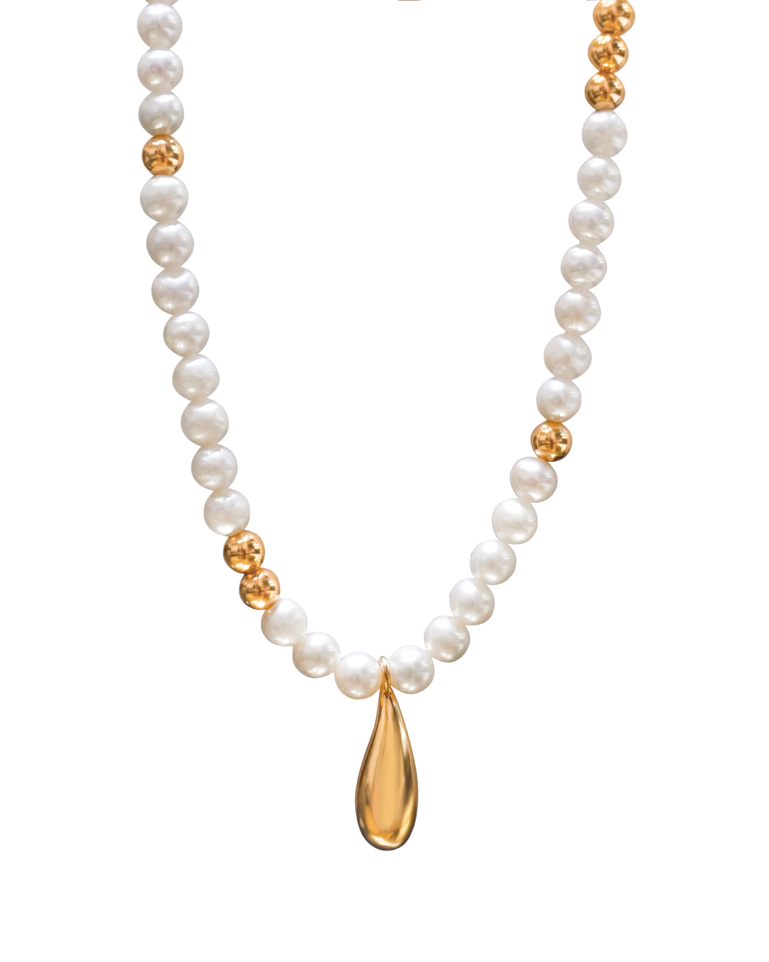 Aurelia Raindrop Pearl Necklace