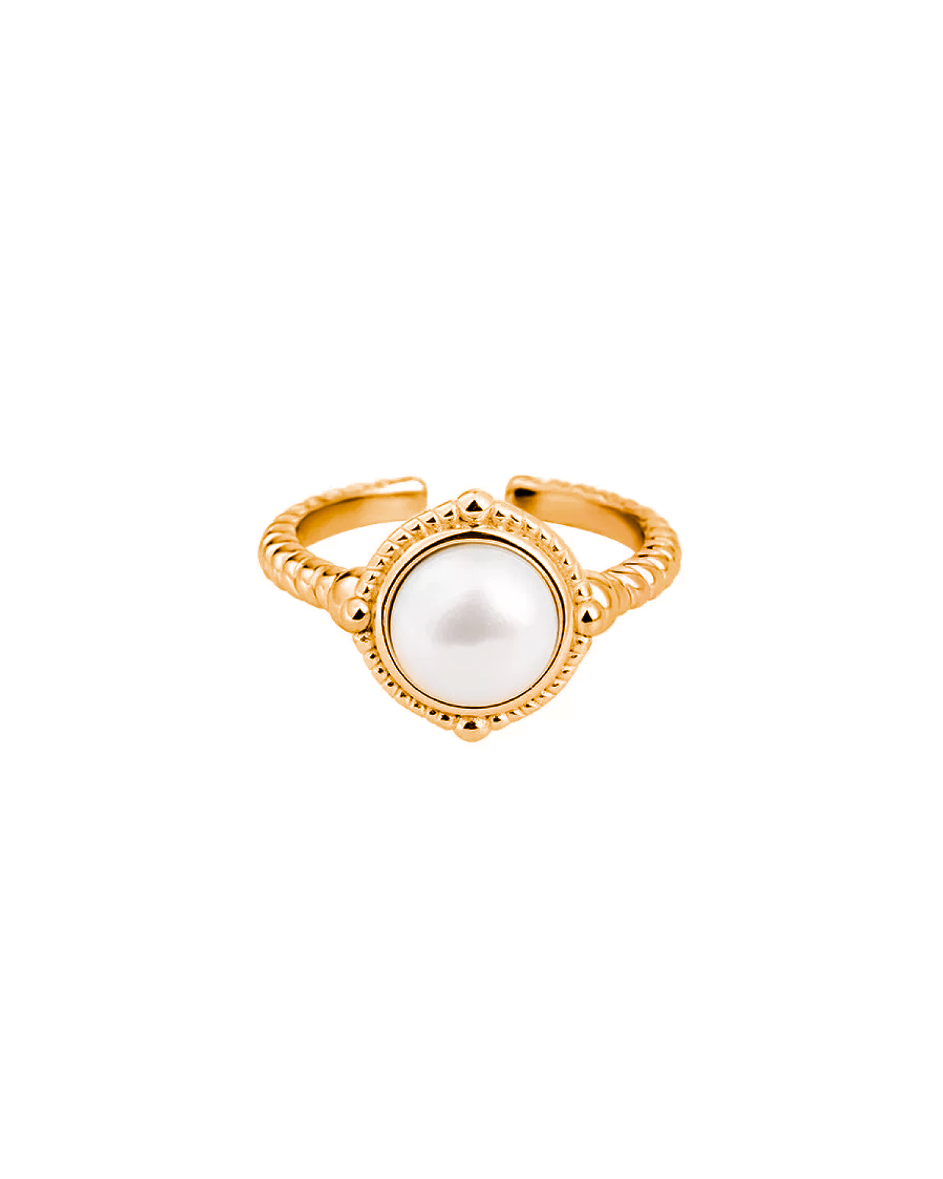 Greta Pearl Ring - Gold