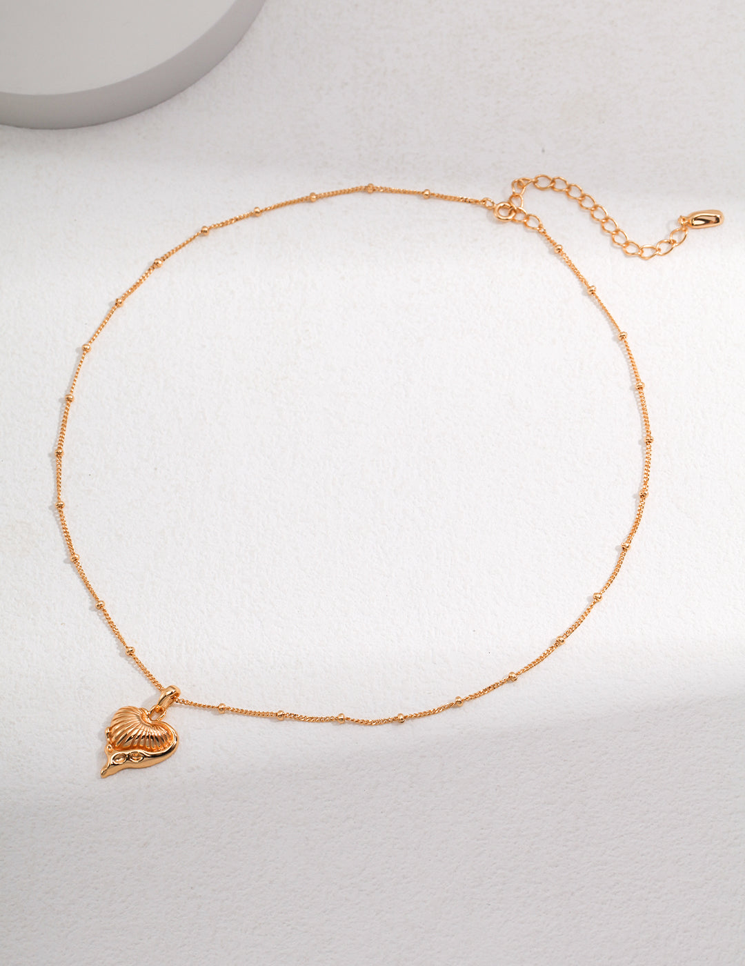 Haya Heart Charm Necklace - Gold