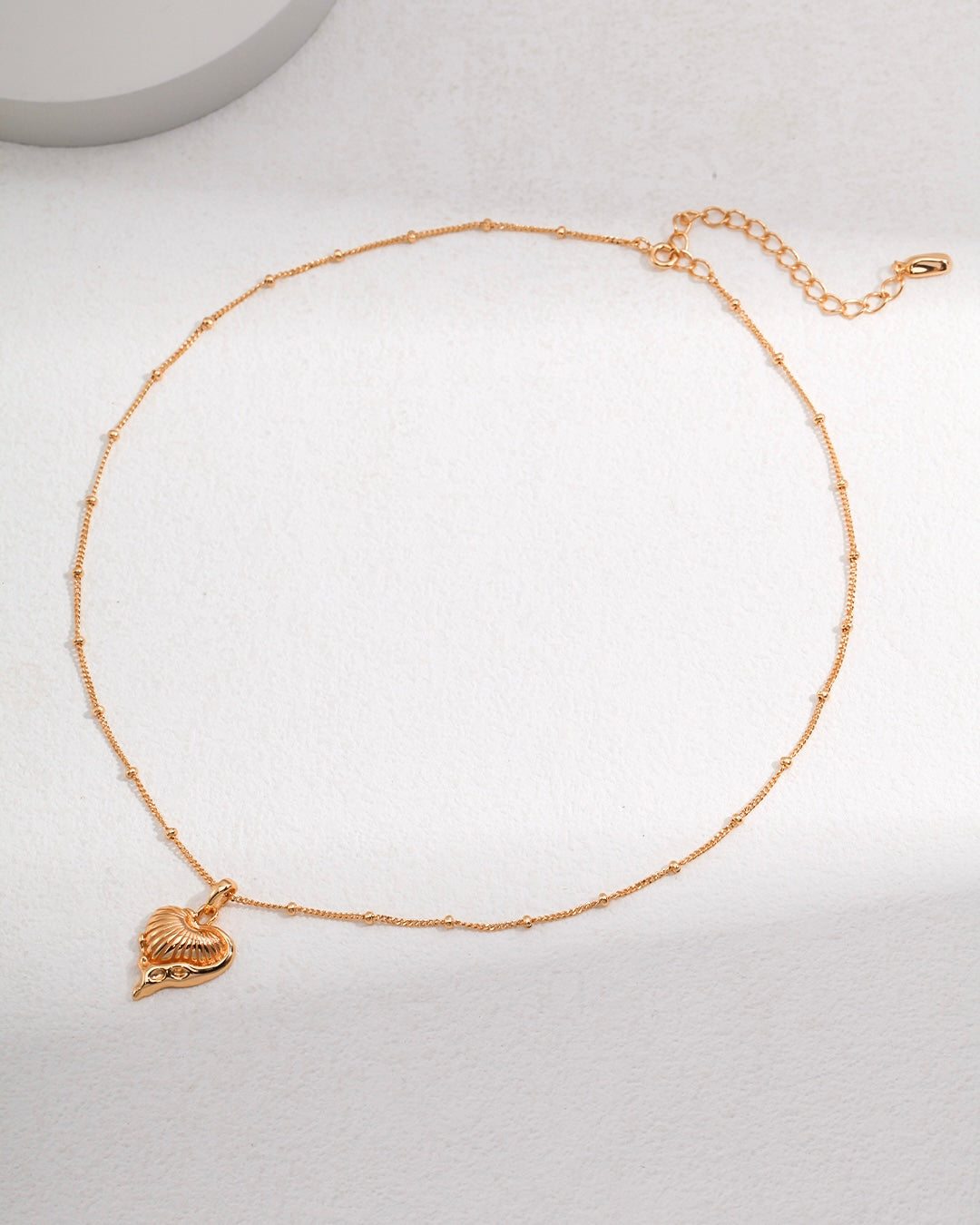 Haya Heart Charm Necklace - Gold