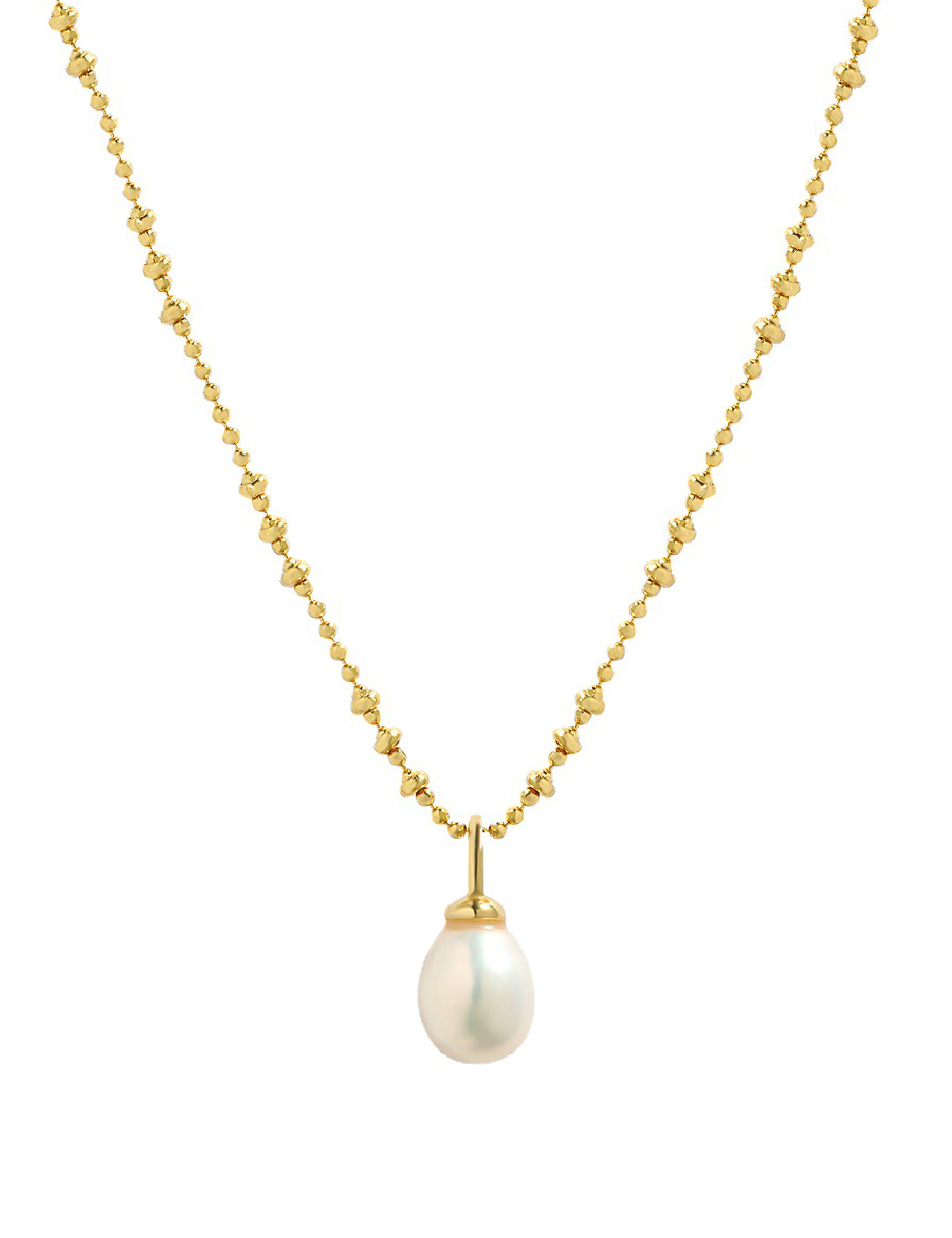 Isla Pearl Necklace - Gold