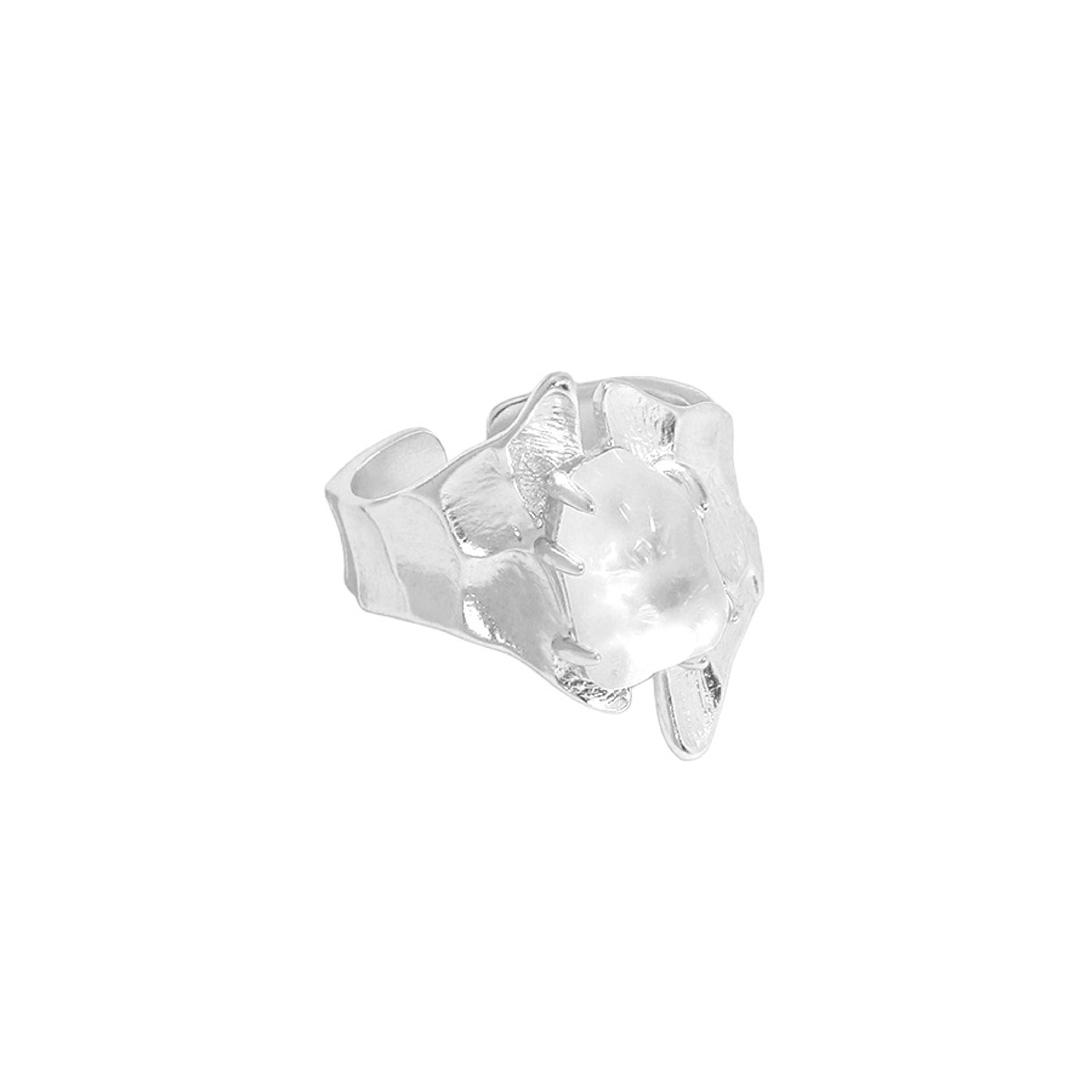 Jo_kull Crystal Ring - Silver