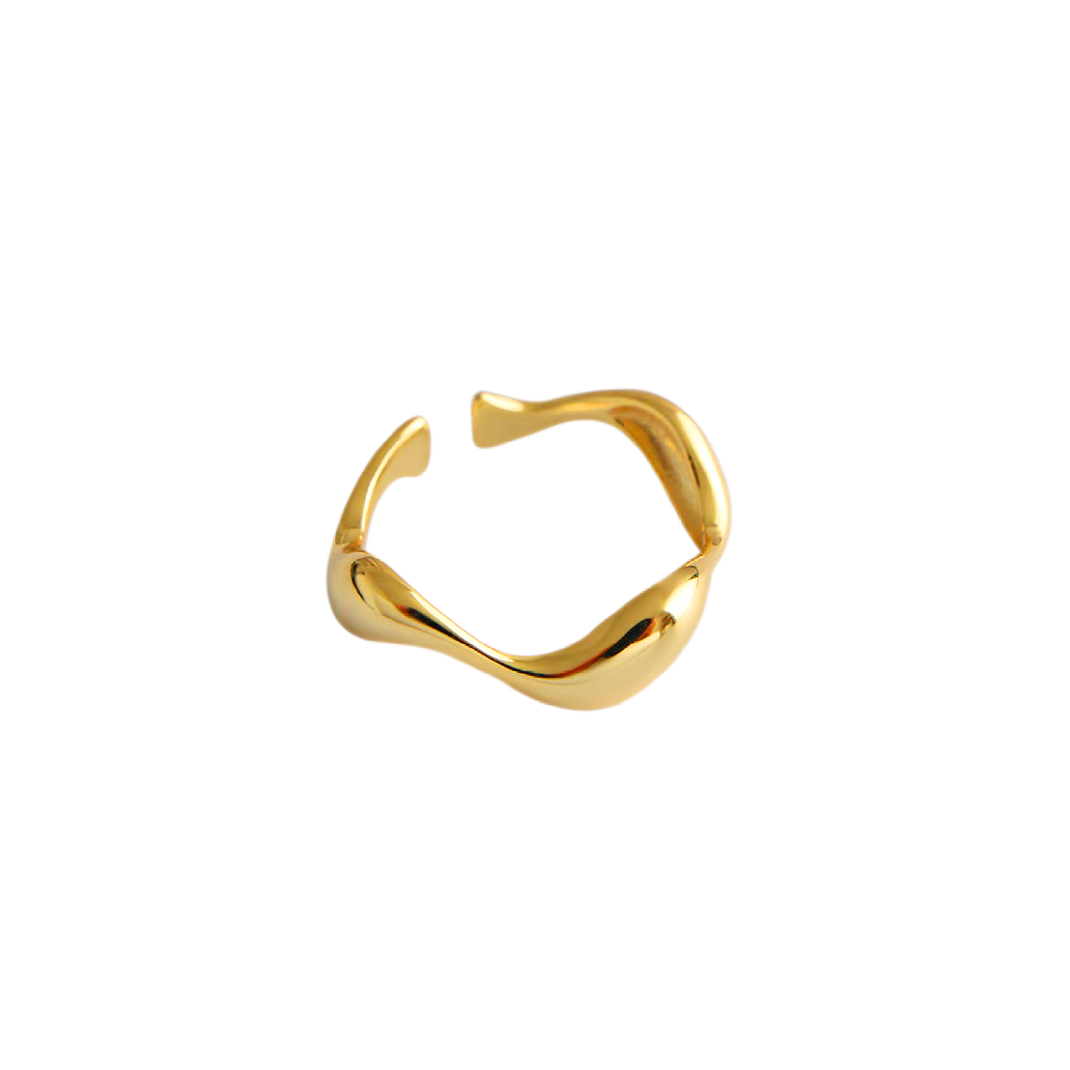 Kai Wave Ring - Gold