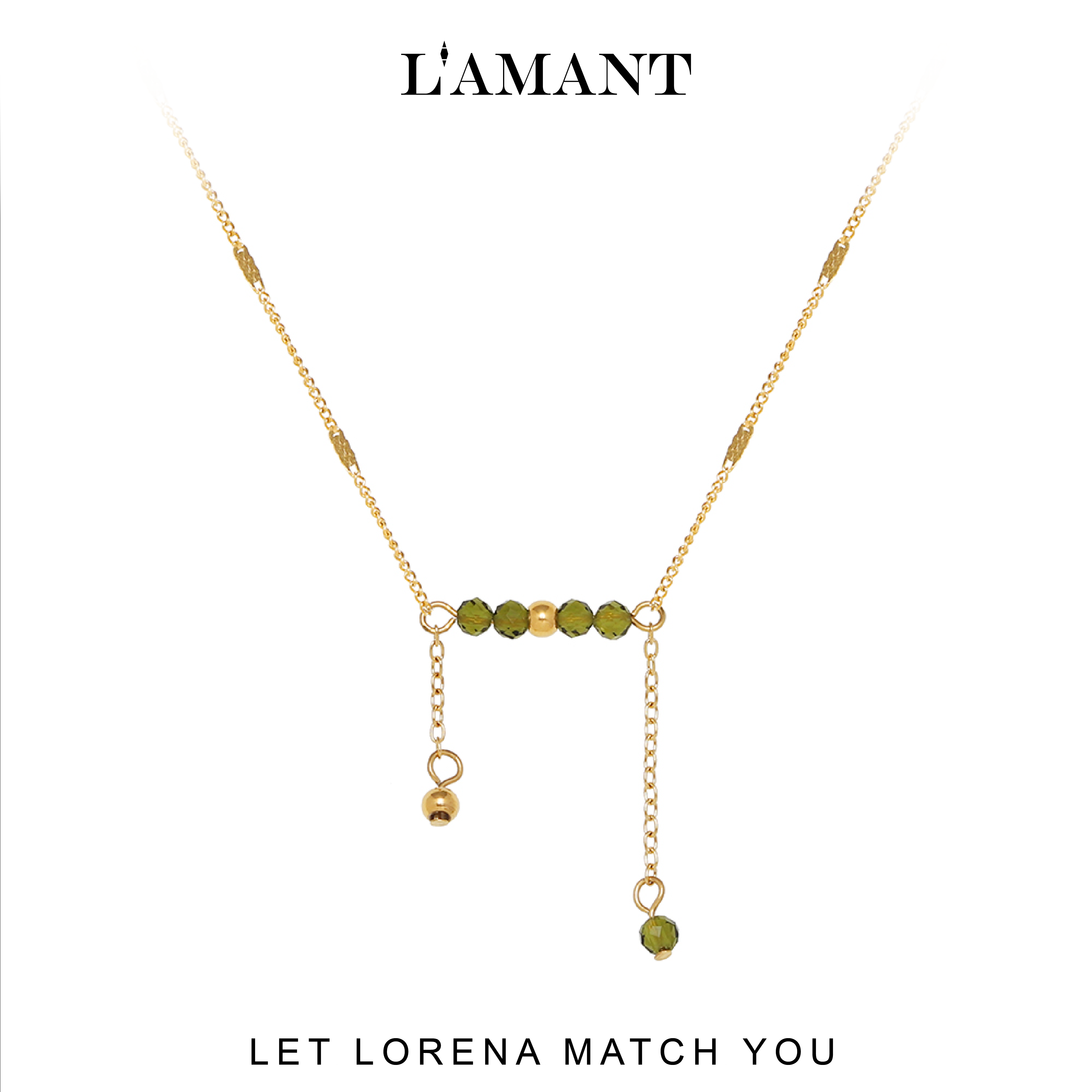 Lorena Double Drop Necklace