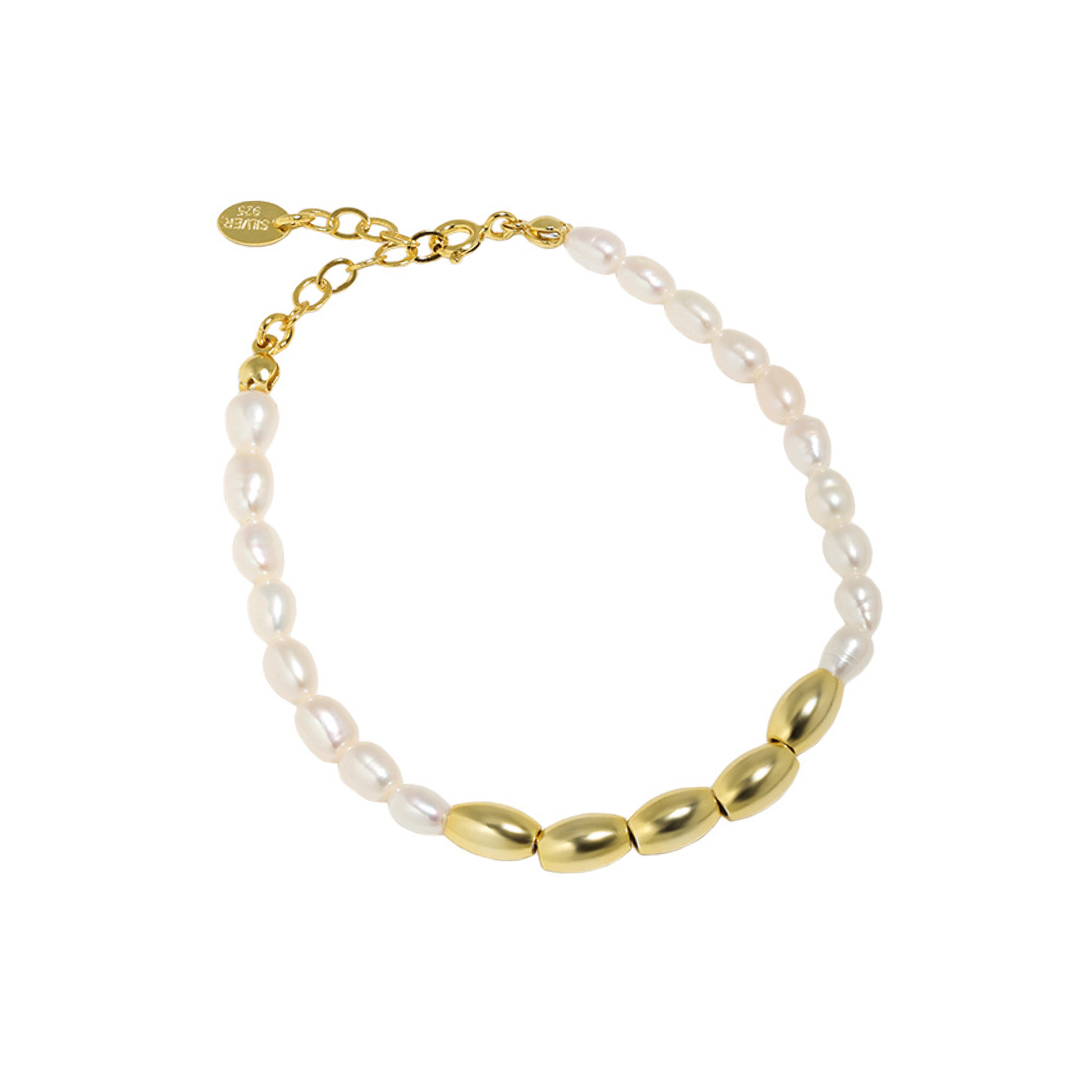 Megan Pearls Bracelet - Gold