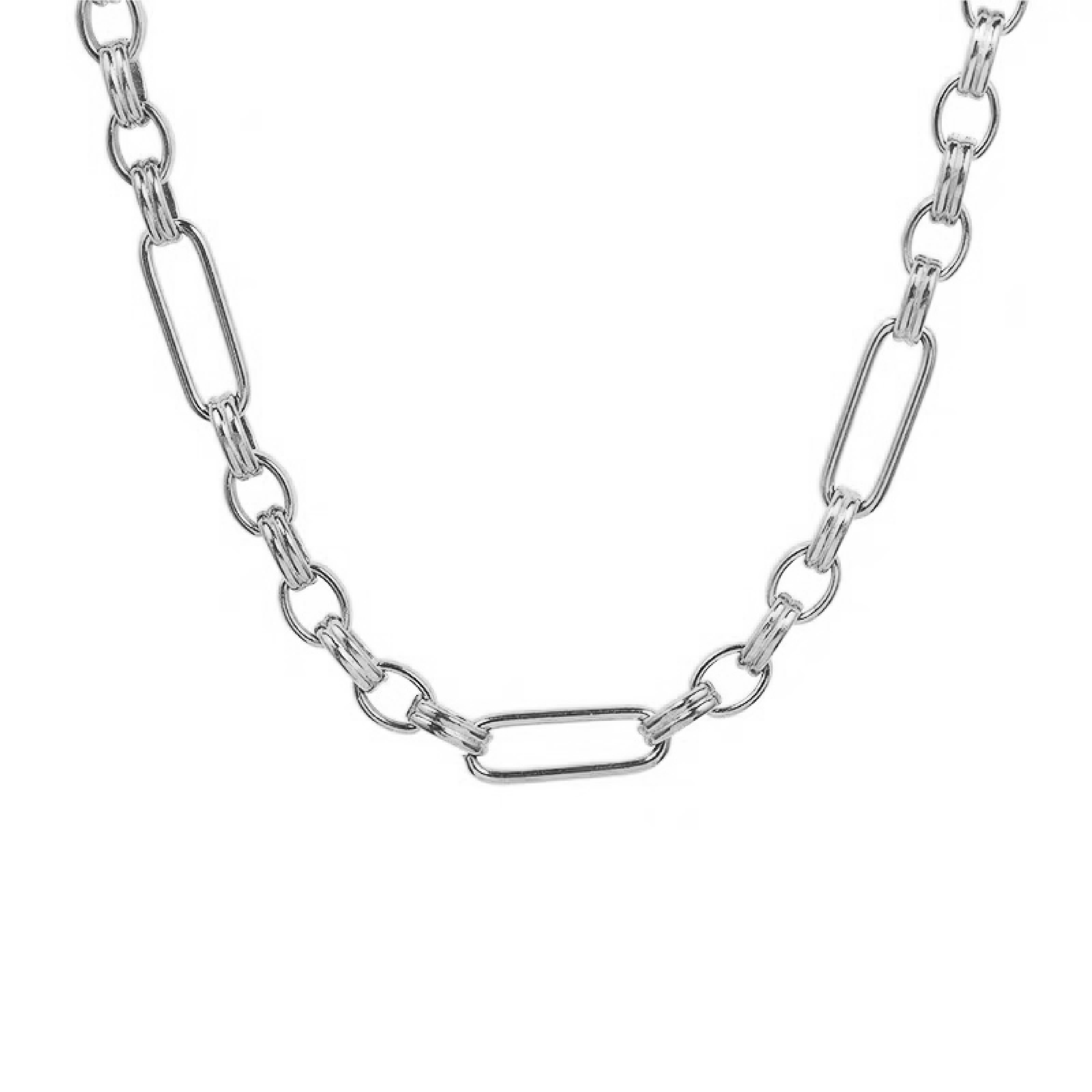 Monika Chain Necklace - Silver