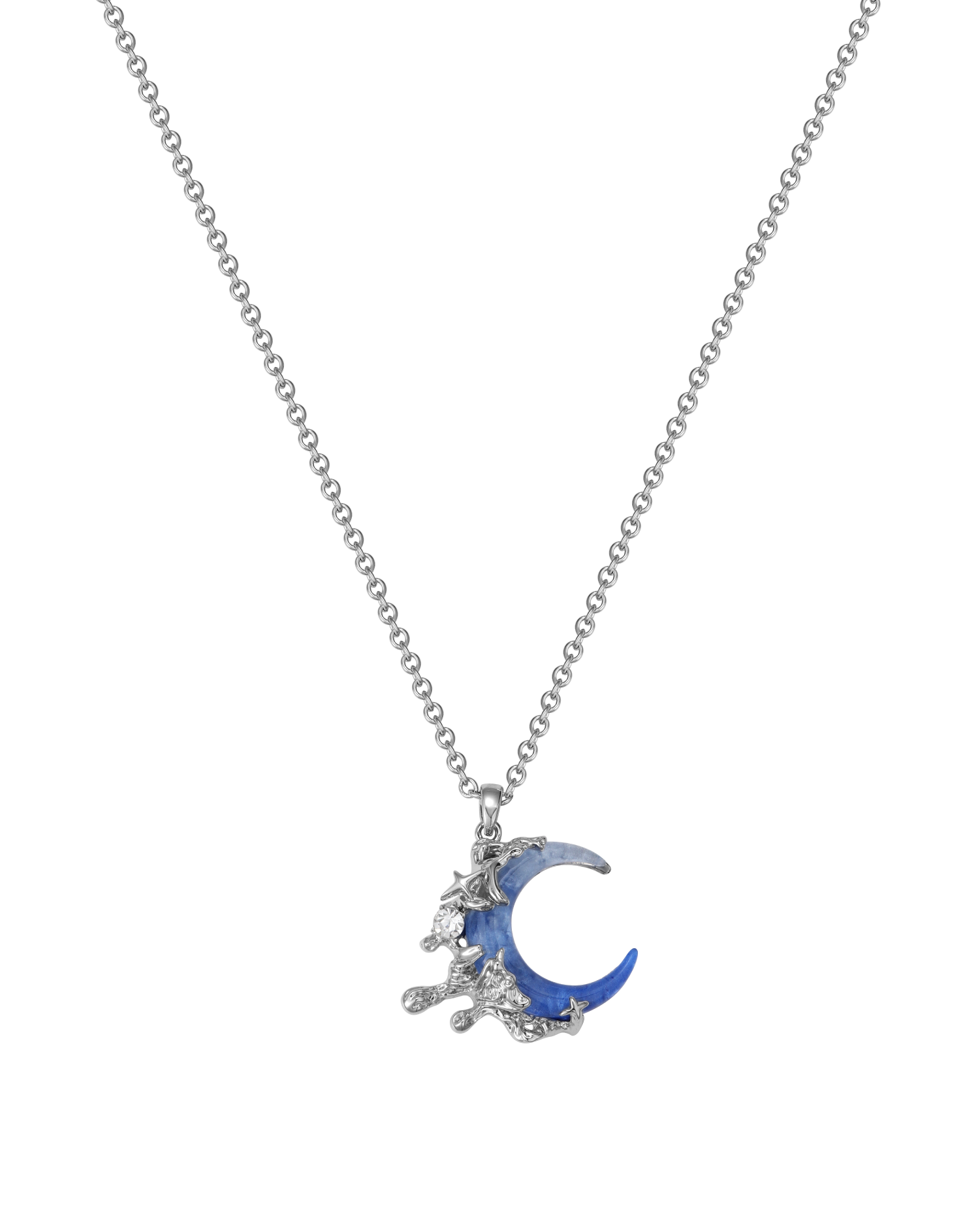 Tidal Blue Moon Necklace