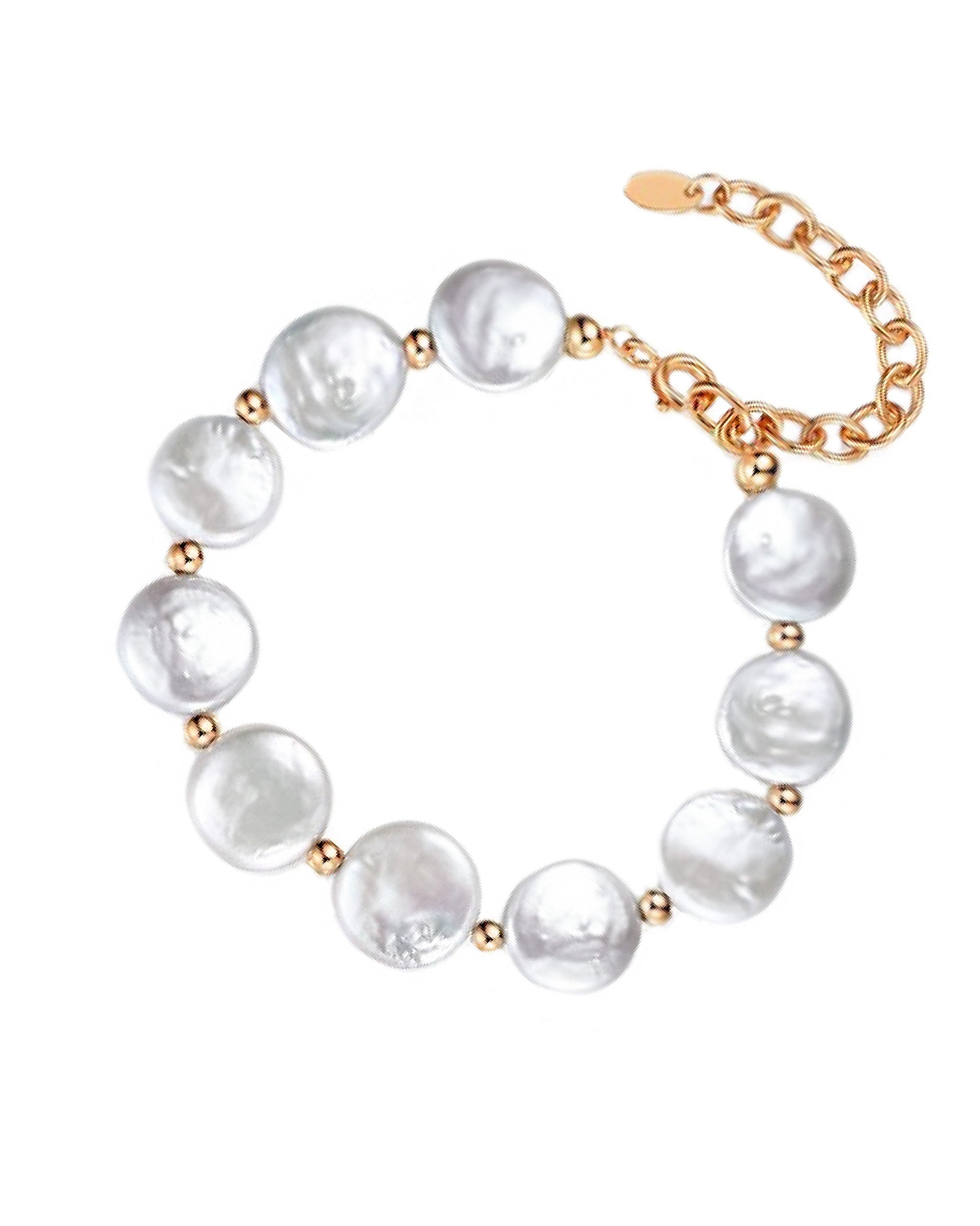 Artemis Coin Pearl Bracelet