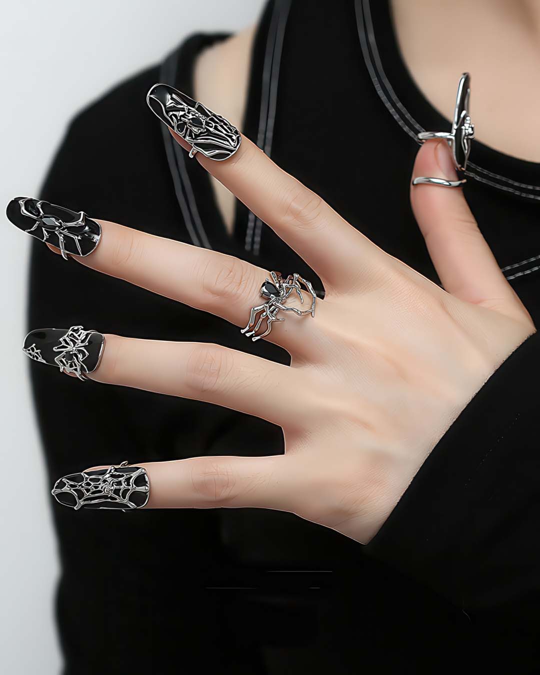 Black Spider Ring