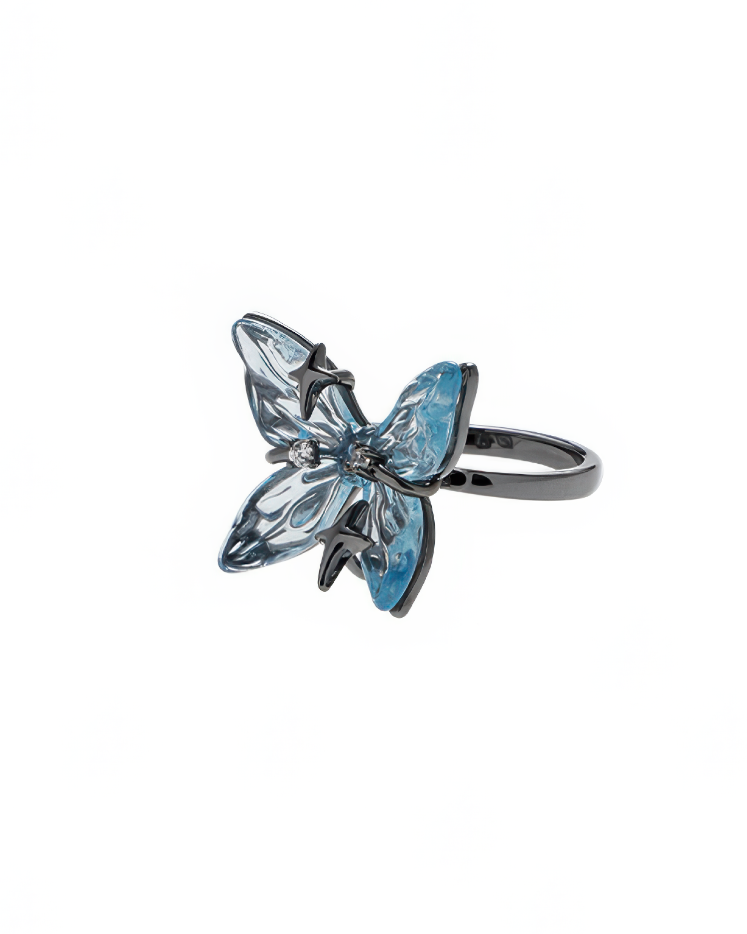 Mora Blue Butterfly Ring