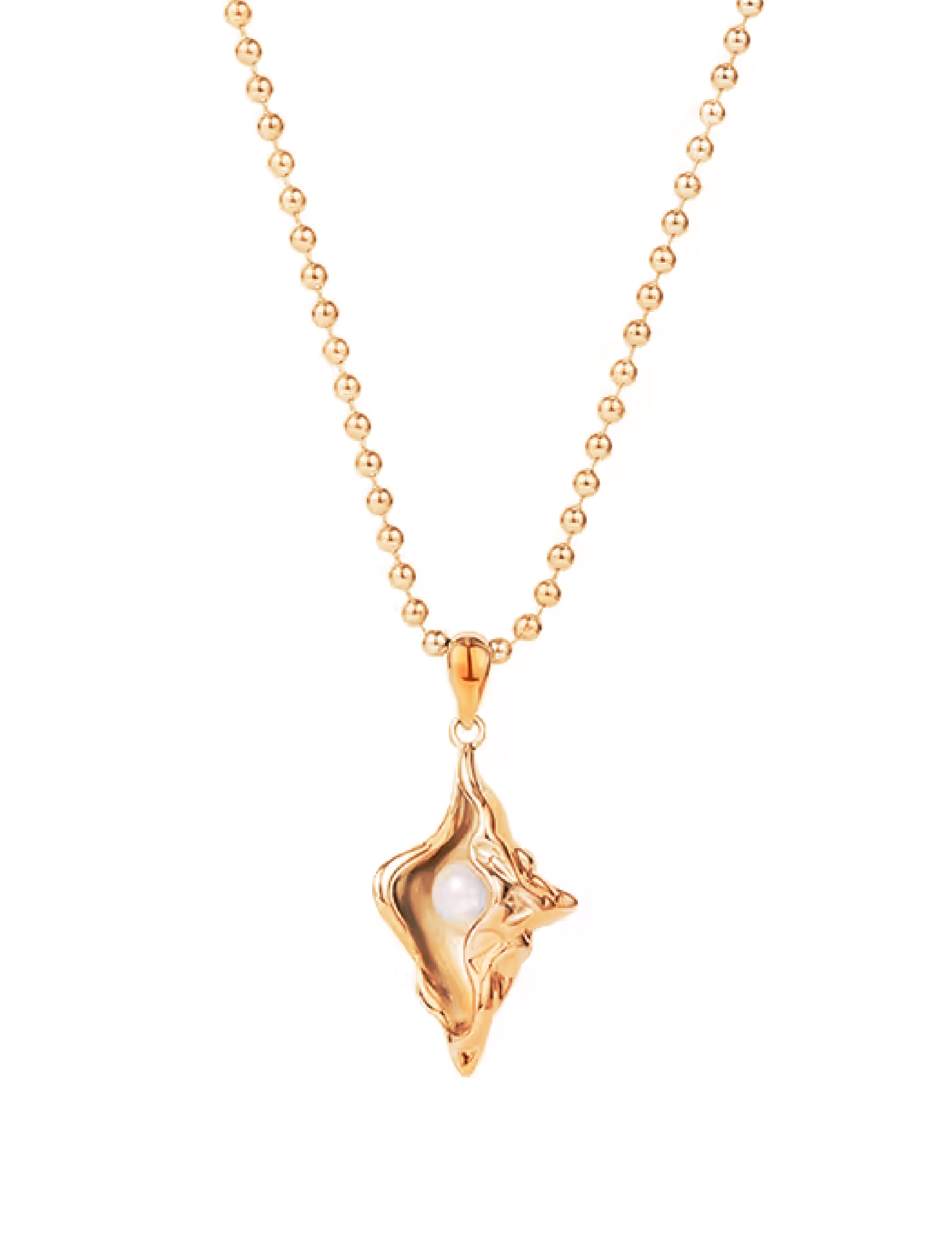 Sora Conch Necklace - Gold