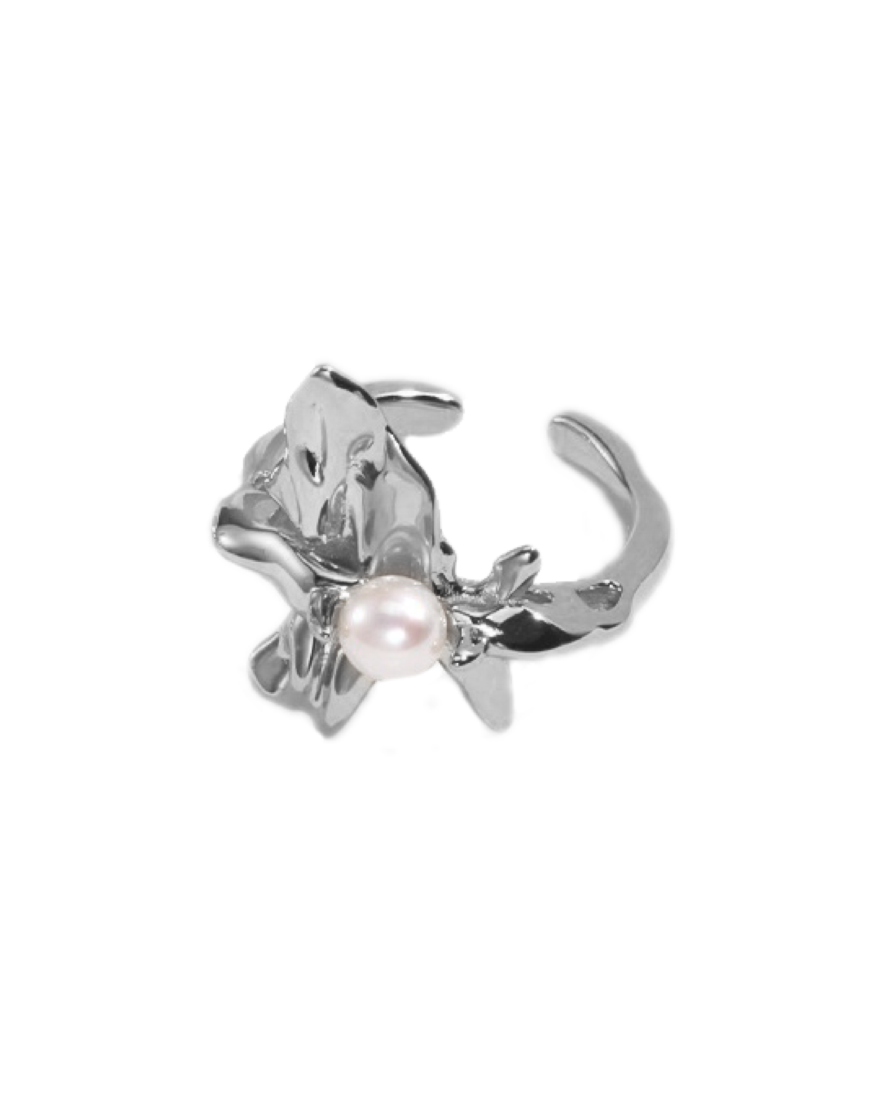 Clara Pearl Ring - Silver