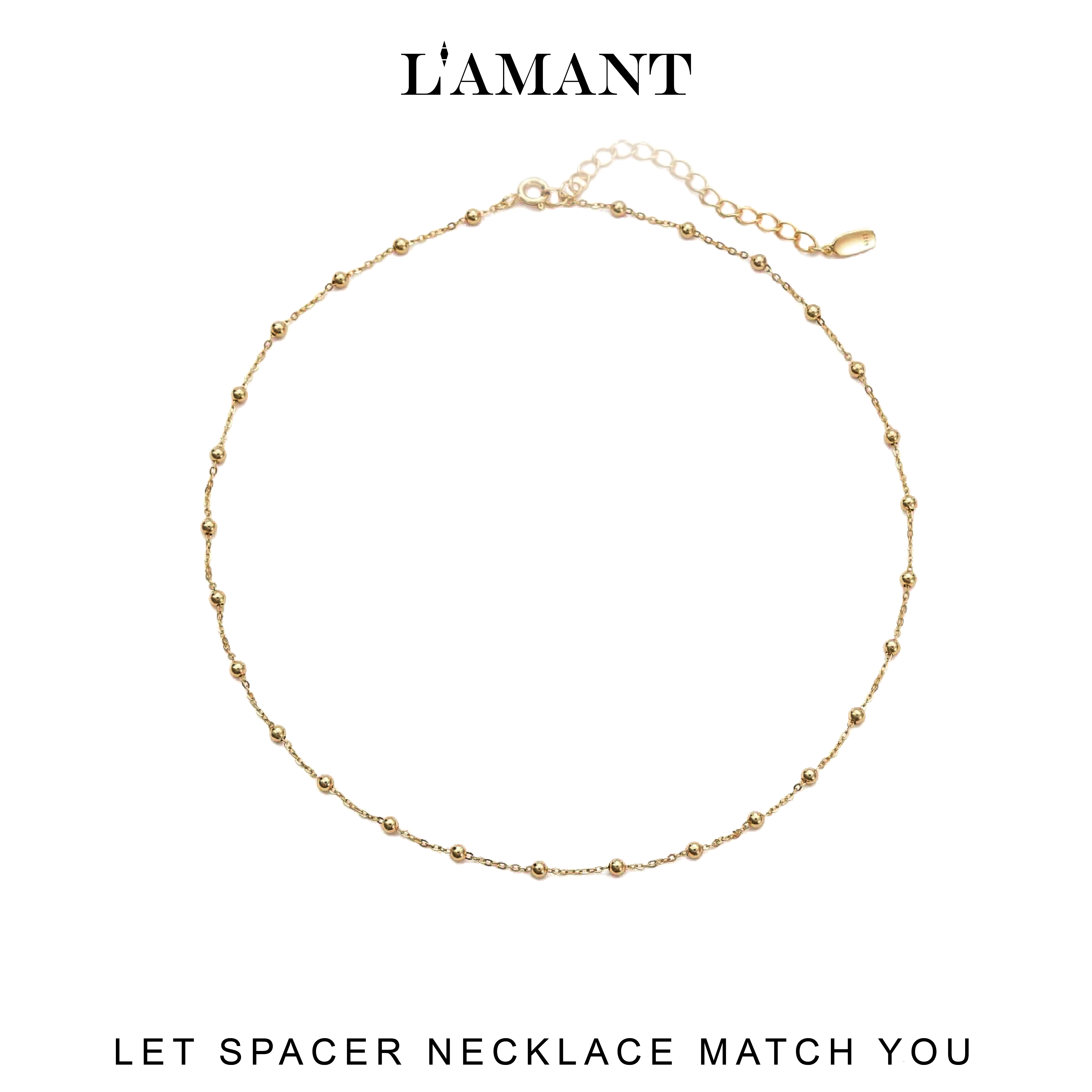 Spacer Necklace - Gold