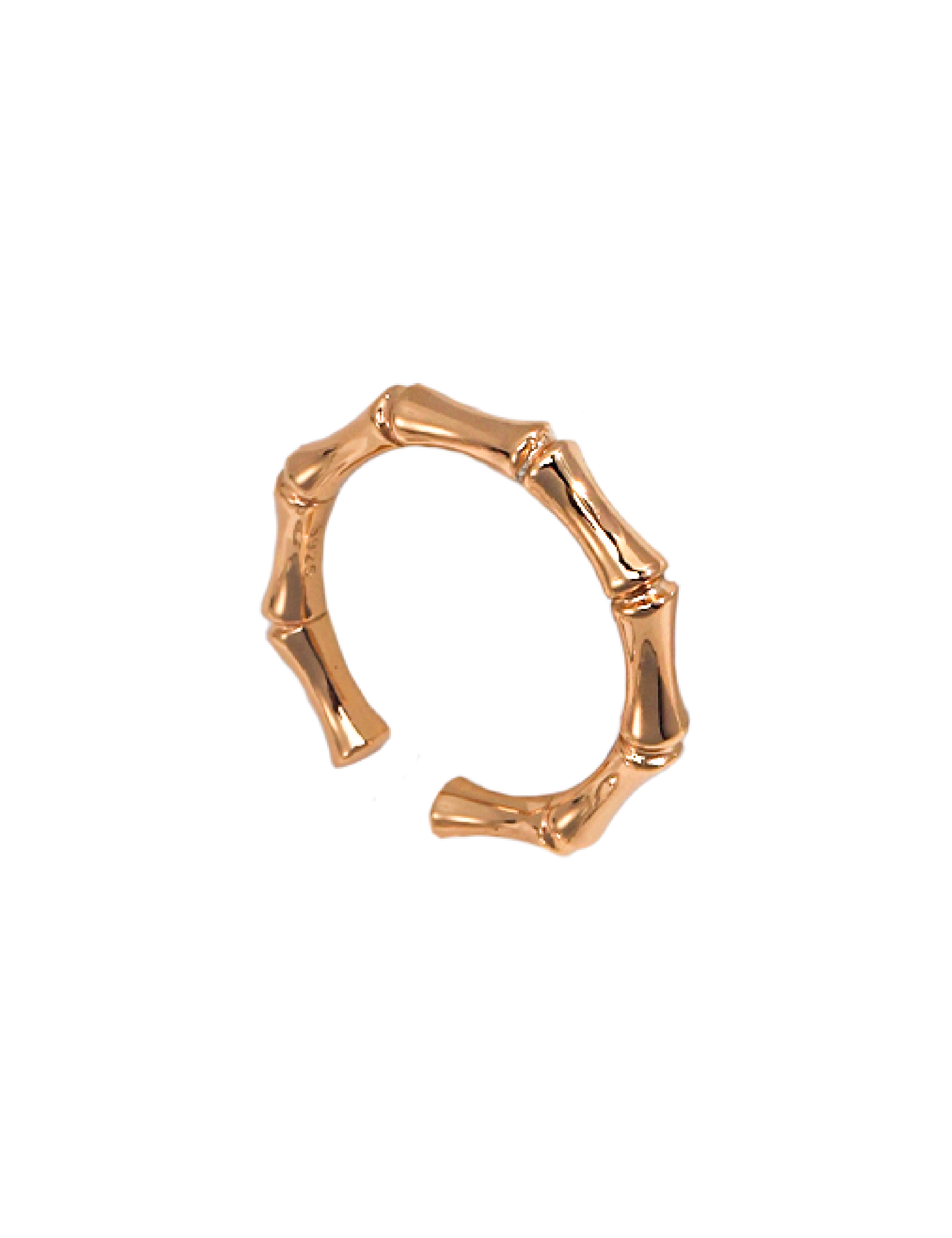 Takeo Bamboo Effect Ring - Gold