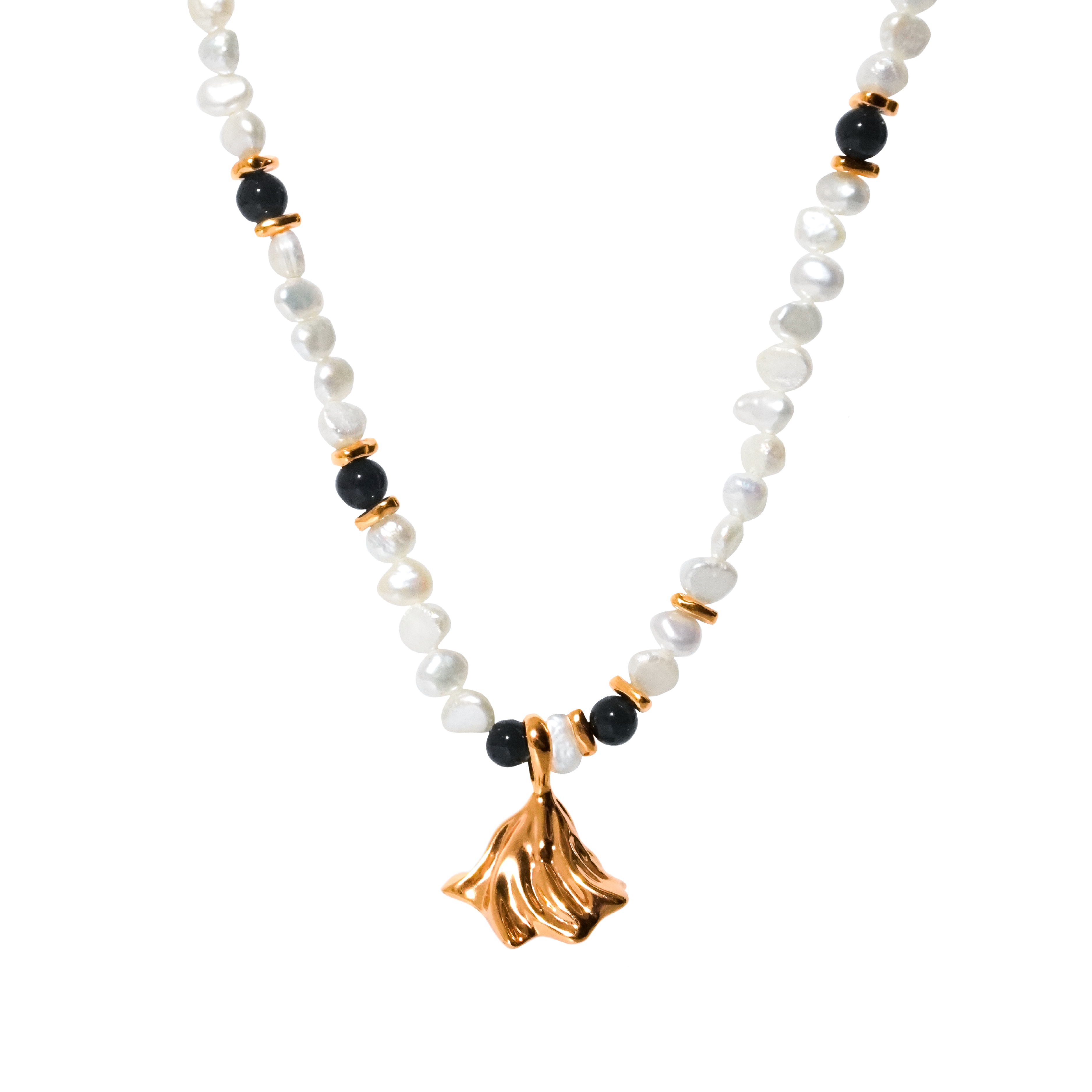 Victoria Pearls Necklace - Gold