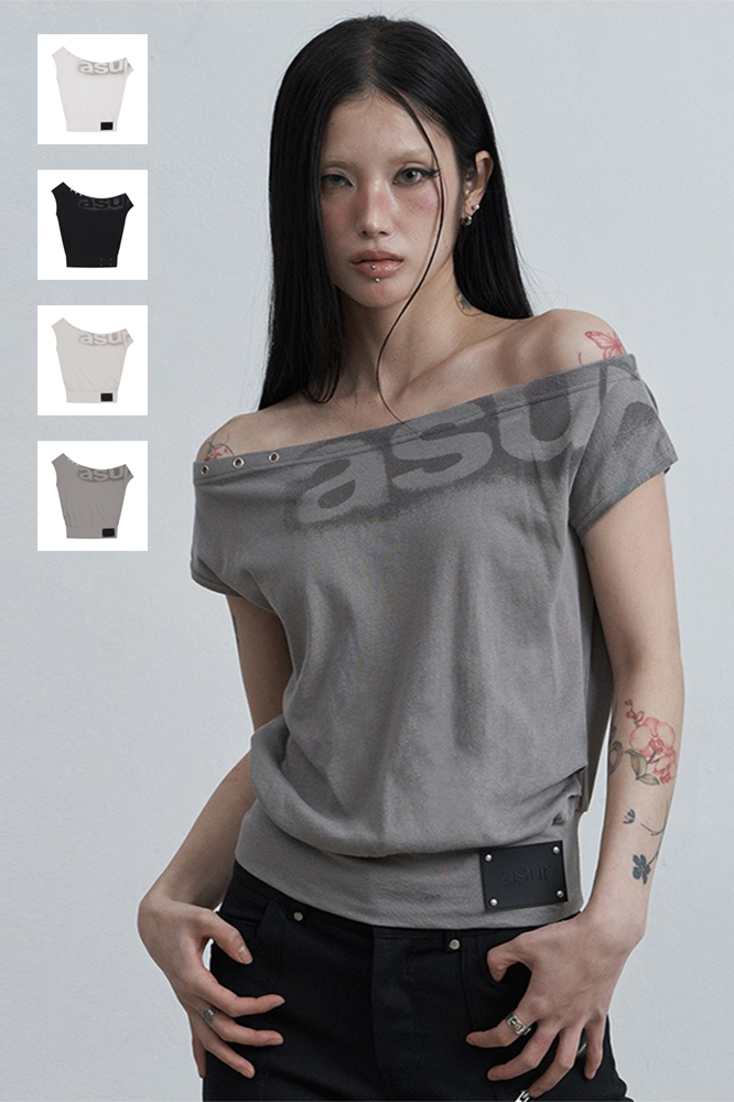 ASUR Dolman Loose Crop T-Shirts